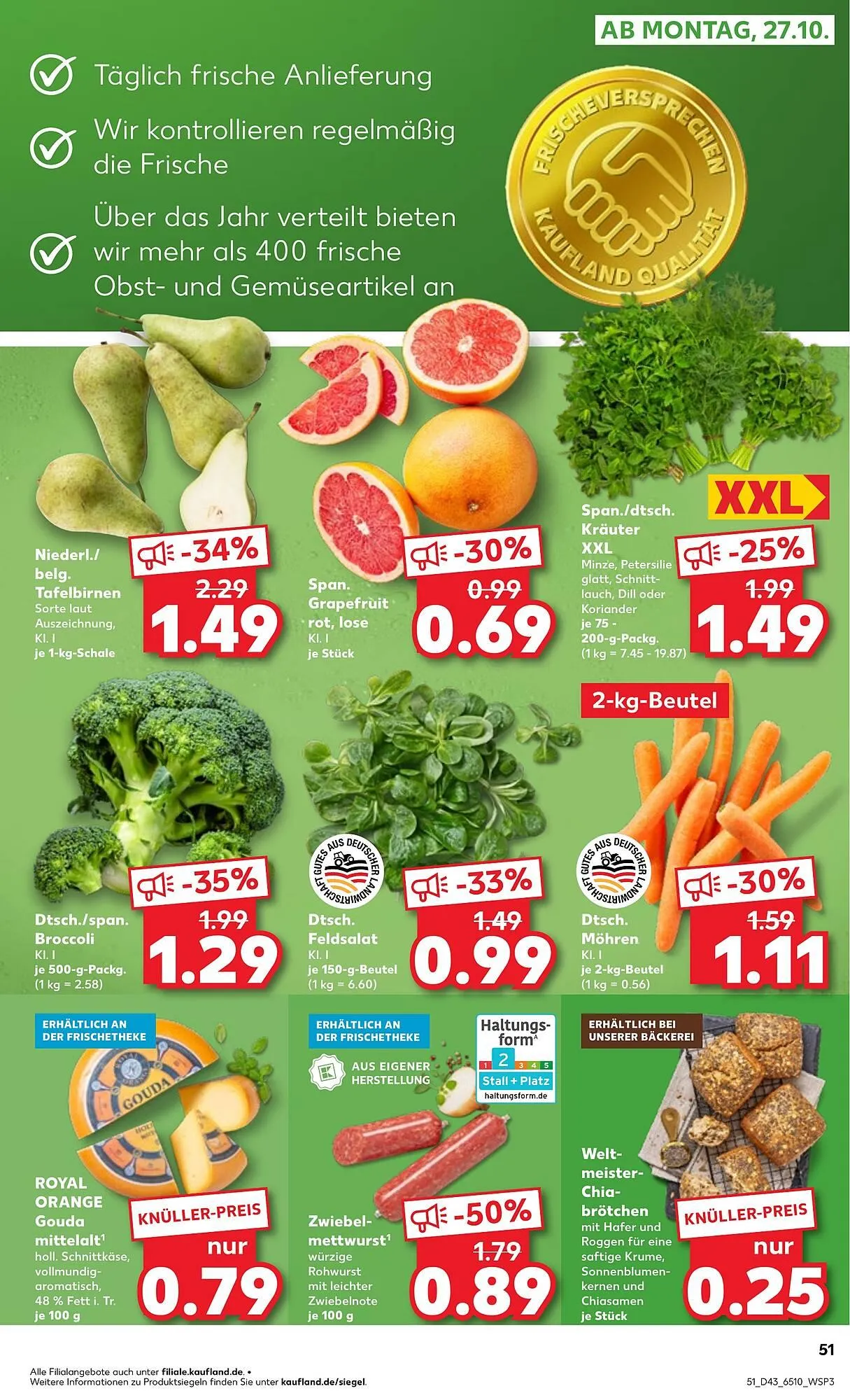 Kaufland Prospekt von 23. Oktober bis 29. Oktober 2025 - Prospekt seite 51