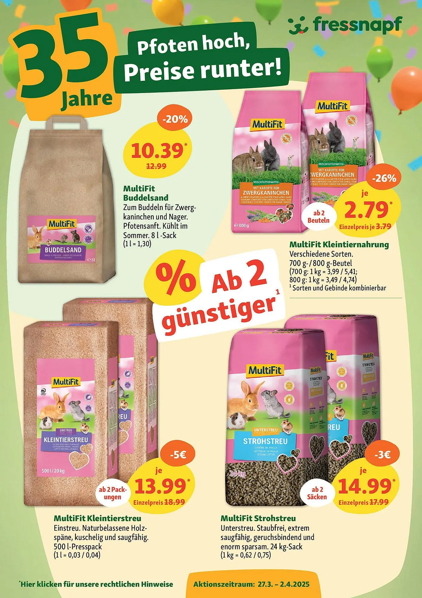 Fressnapf Prospekt von 26. März bis 2. April 2025 - Prospekt seite 12