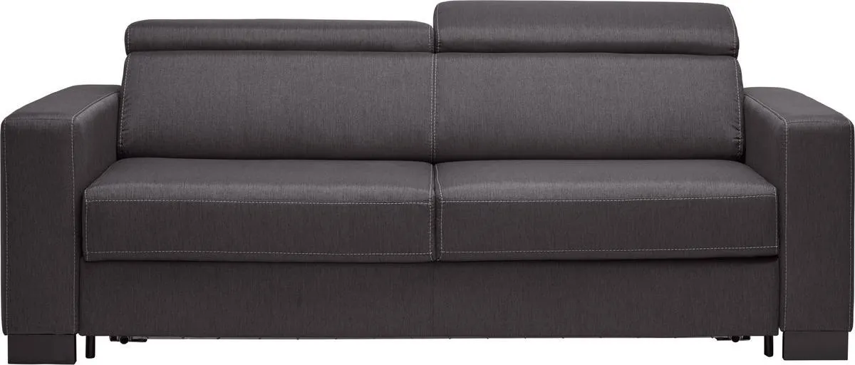 Novel SCHLAFSOFA Webstoff Dunkelgrau