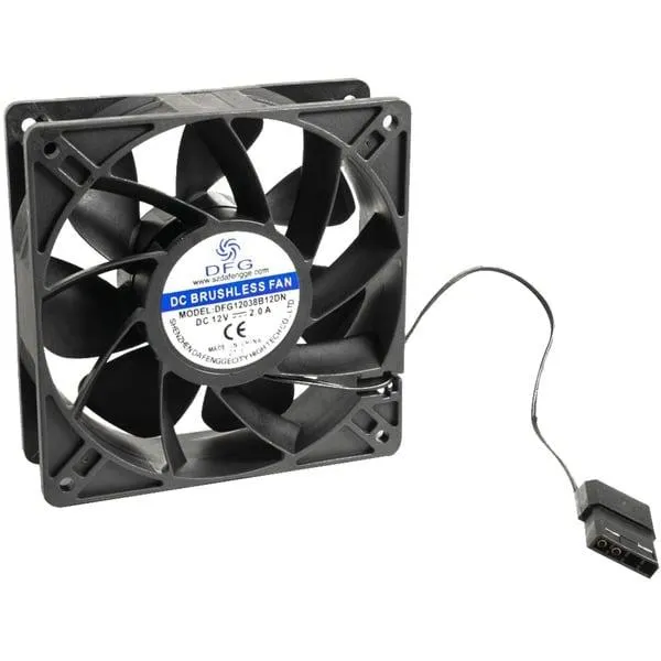 DFG12038B12DN 120x120x38, Gehäuselüfter