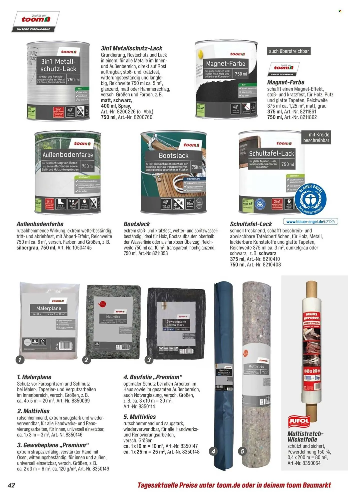 Toom Baumarkt Prospekt von 14. Februar bis 30. April 2026 - Prospekt seite 42