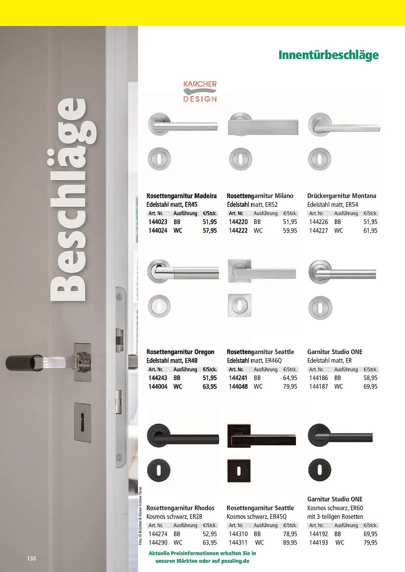 Holz Possling Prospekt von 31. März bis 30. Juni 2025 - Prospekt seite 138