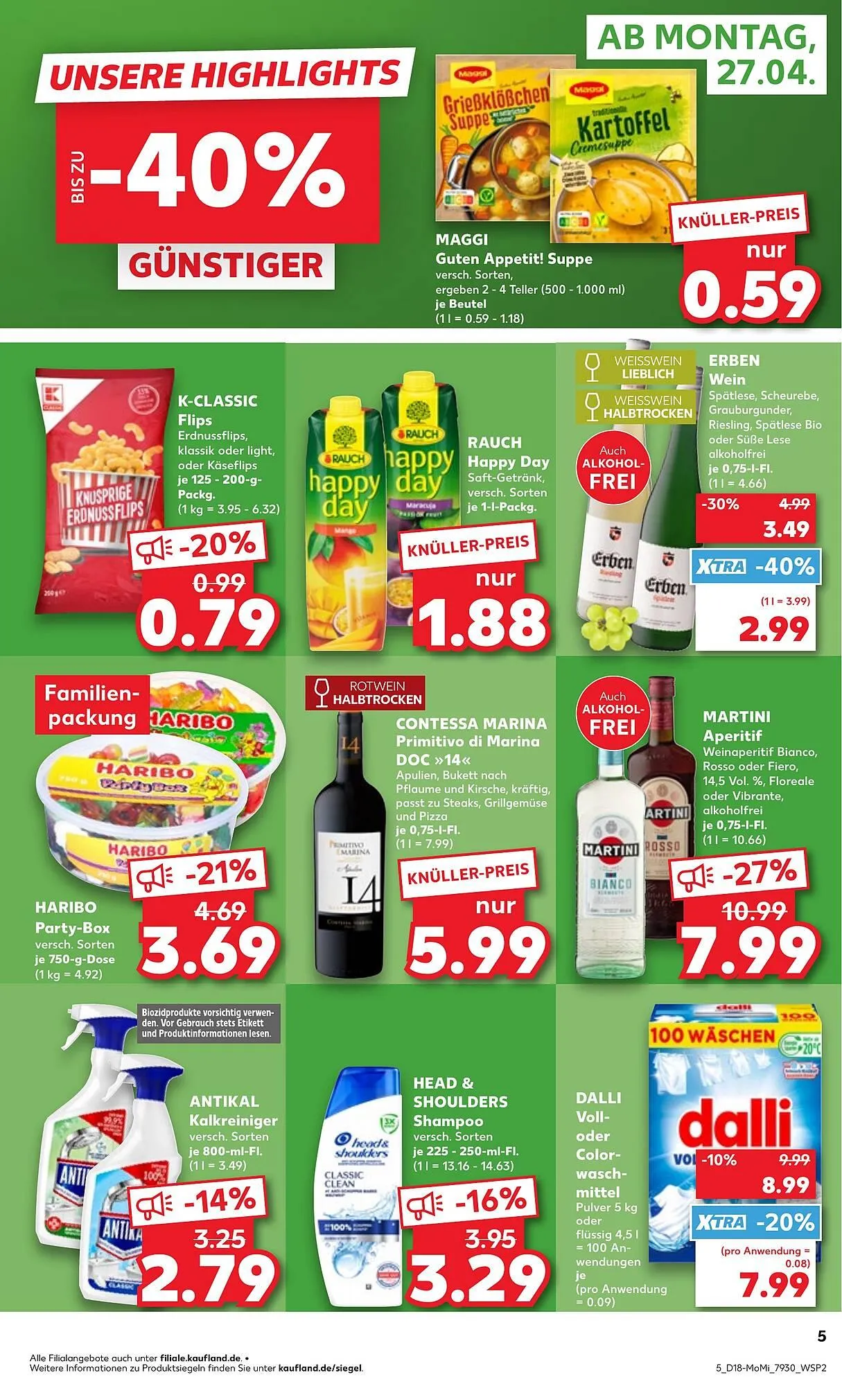 Kaufland Prospekt von 27. April bis 29. April 2026 - Prospekt seite 5