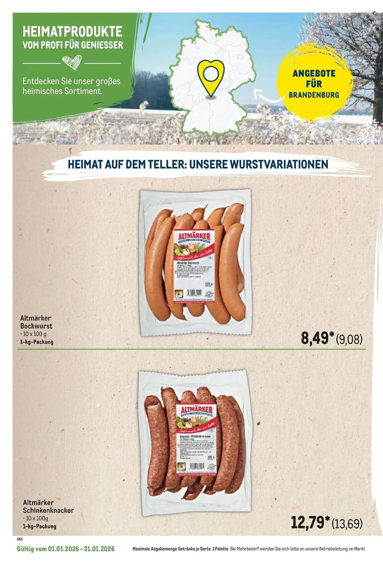 METRO Prospekt von 1. Januar bis 31. Januar 2026 - Prospekt seite 58