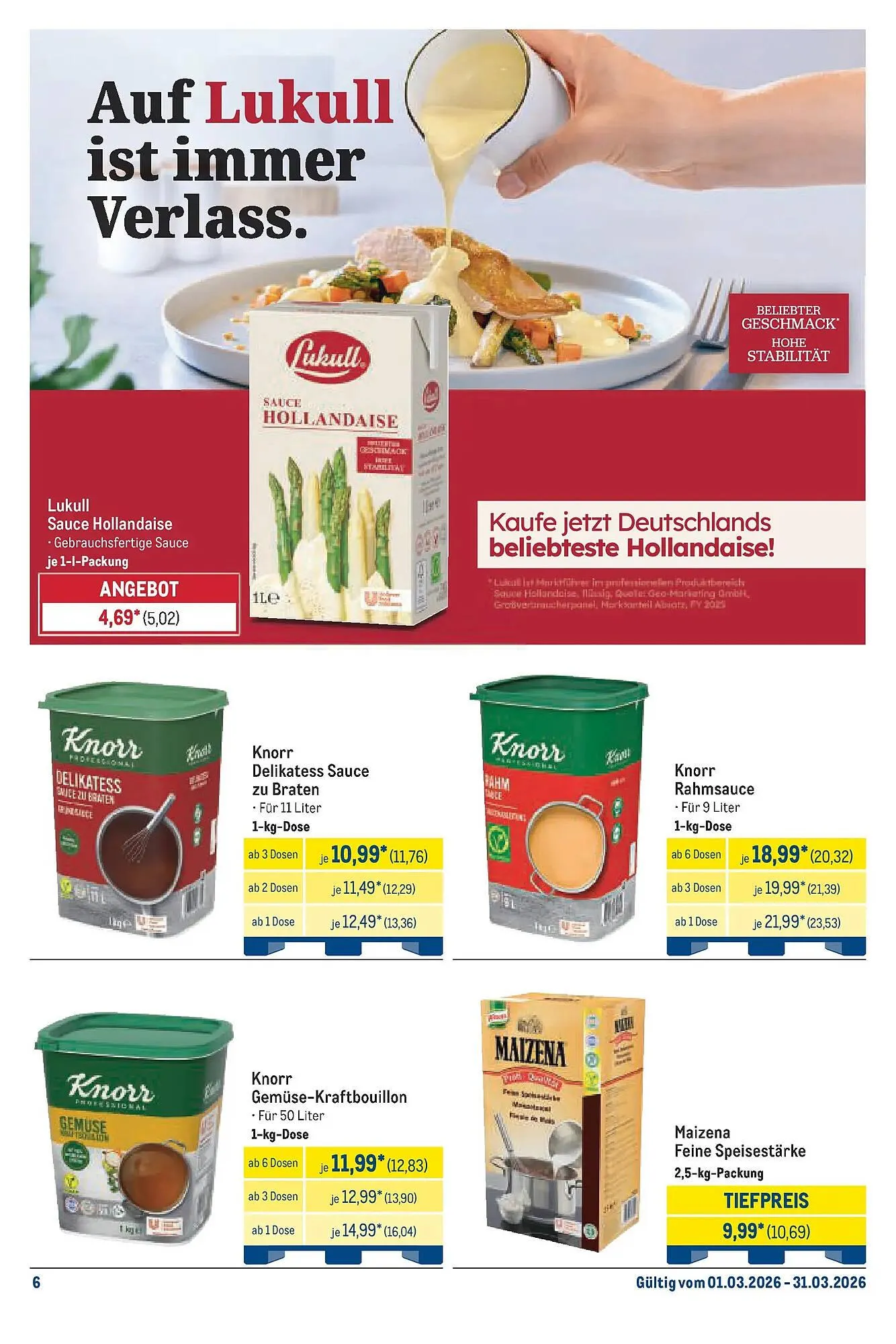 METRO Prospekt von 1. März bis 7. März 2026 - Prospekt seite 6