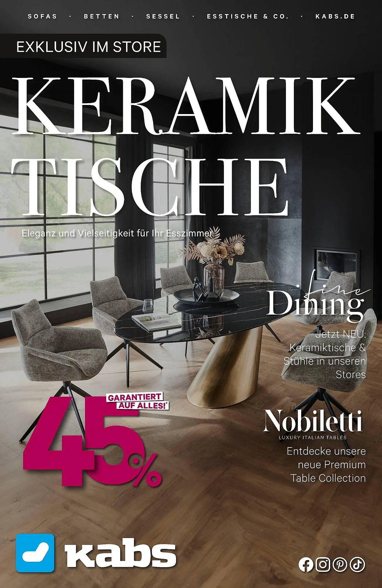 Kabs Polsterwelt Prospekt von 23. Mai bis 26. Juni 2025 - Prospekt seite 1