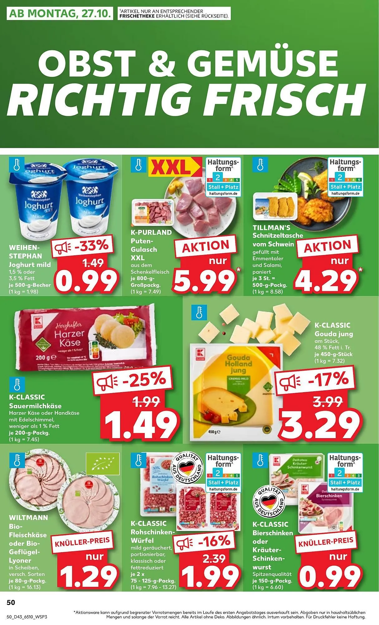 Kaufland Prospekt von 23. Oktober bis 29. Oktober 2025 - Prospekt seite 50