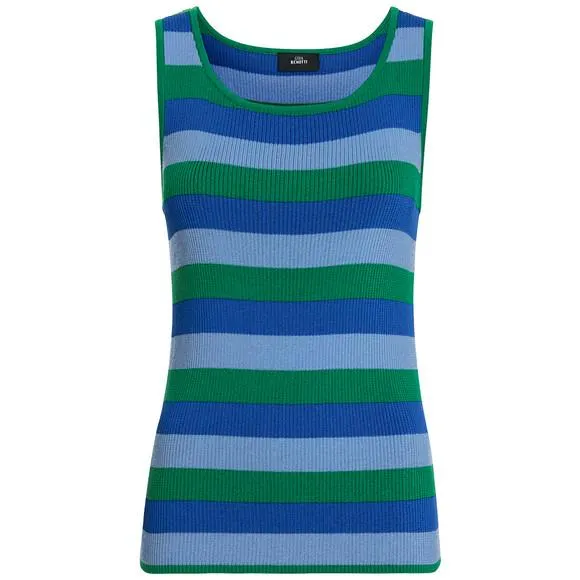 Damen Strick-Top mit Streifen