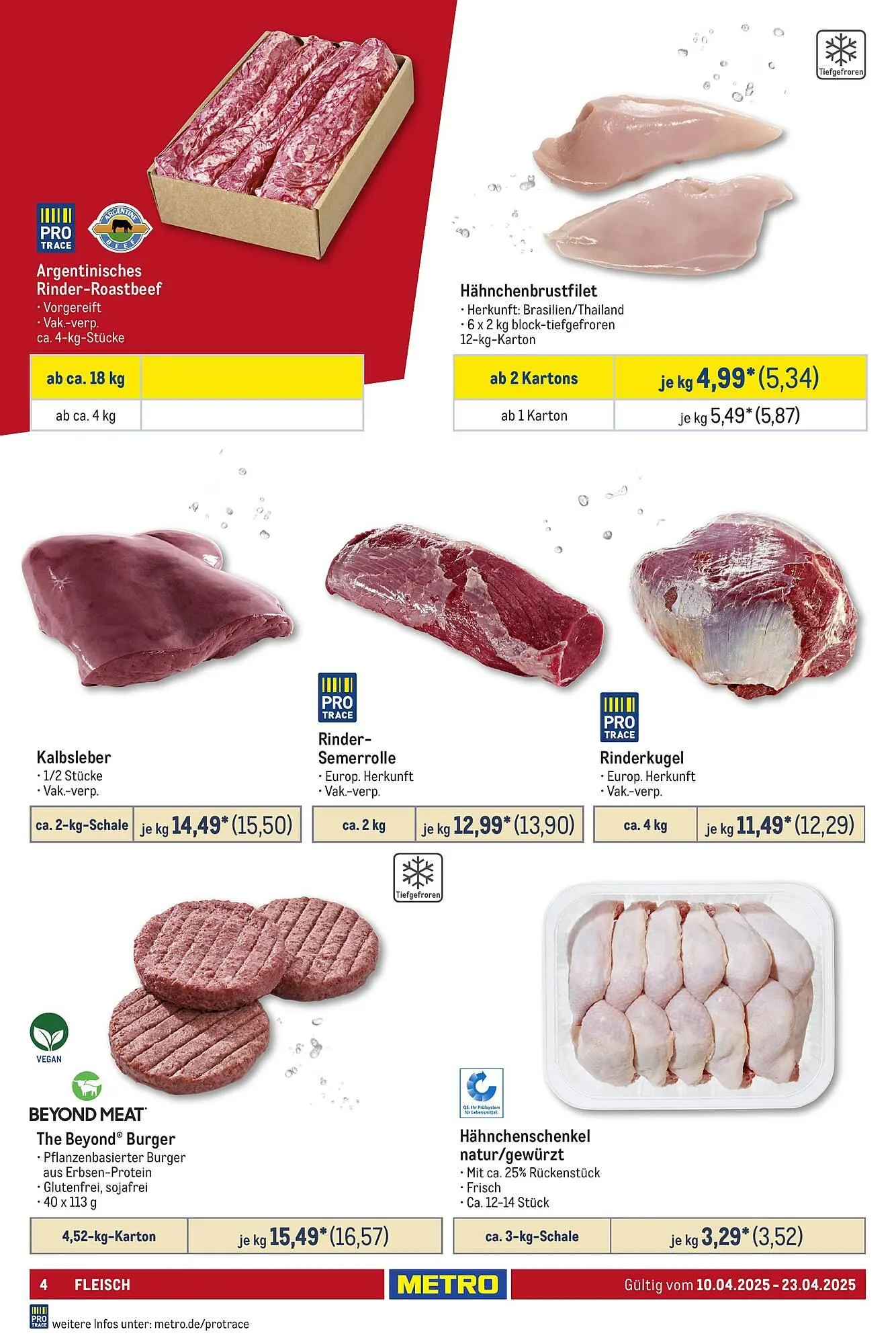 METRO Prospekt von 10. April bis 23. April 2025 - Prospekt seite 4
