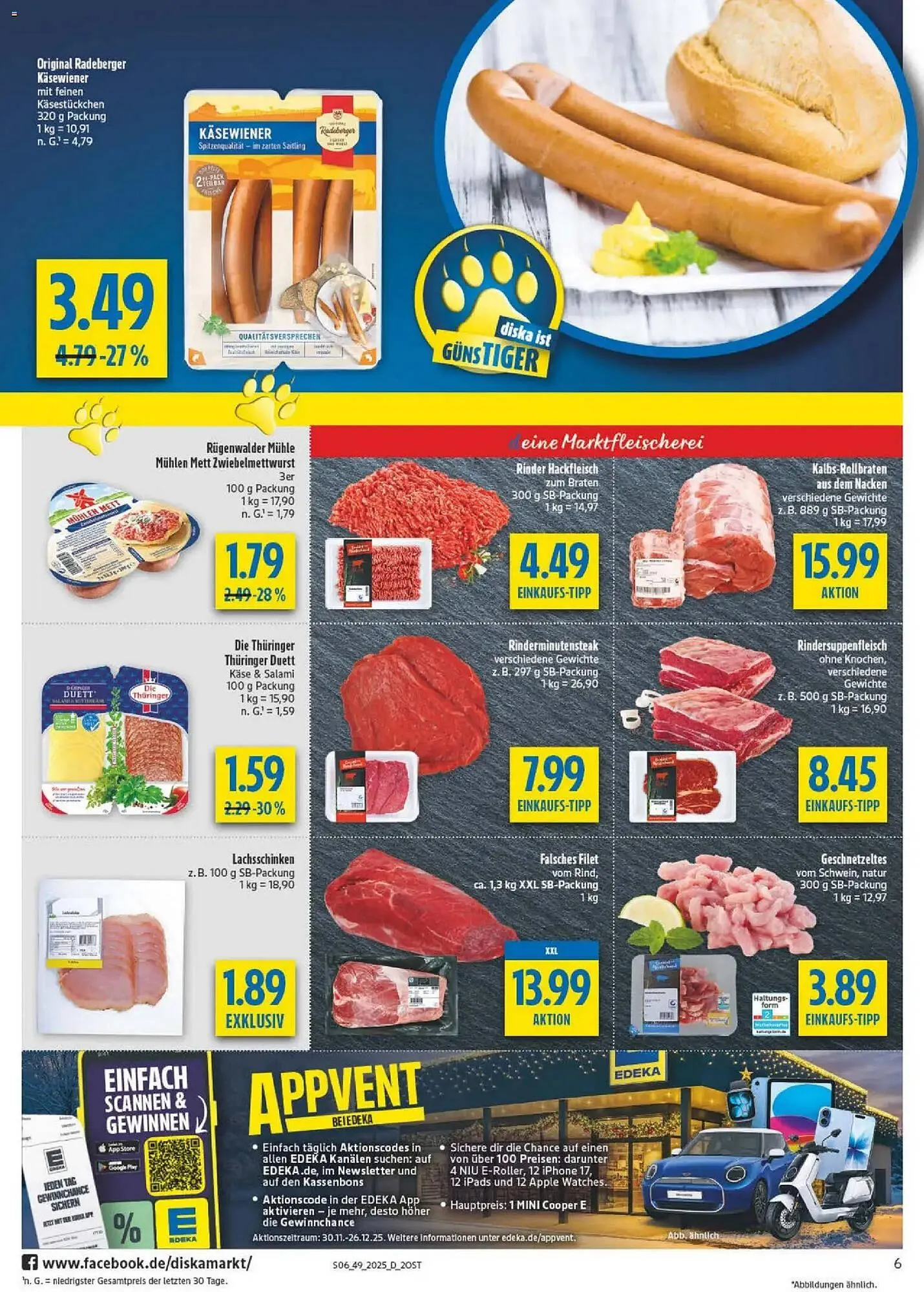 Diska Prospekt von 1. Dezember bis 6. Dezember 2025 - Prospekt seite 6