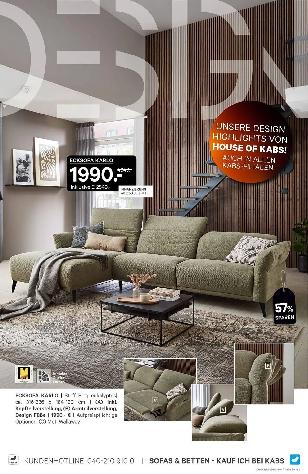 Kabs Polsterwelt Prospekt von 30. Januar bis 5. Februar 2026 - Prospekt seite 15