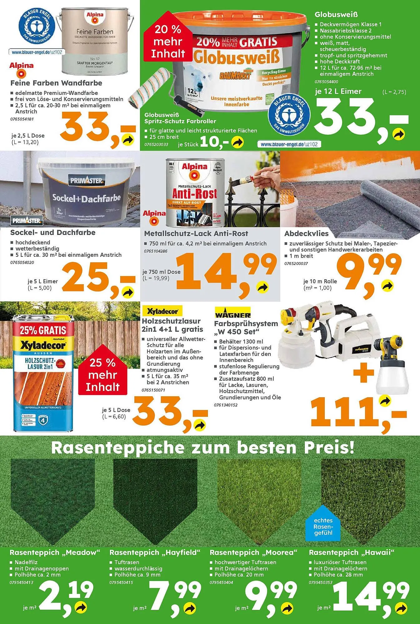 Globus Baumarkt Prospekt von 4. Mai bis 10. Mai 2025 - Prospekt seite 15