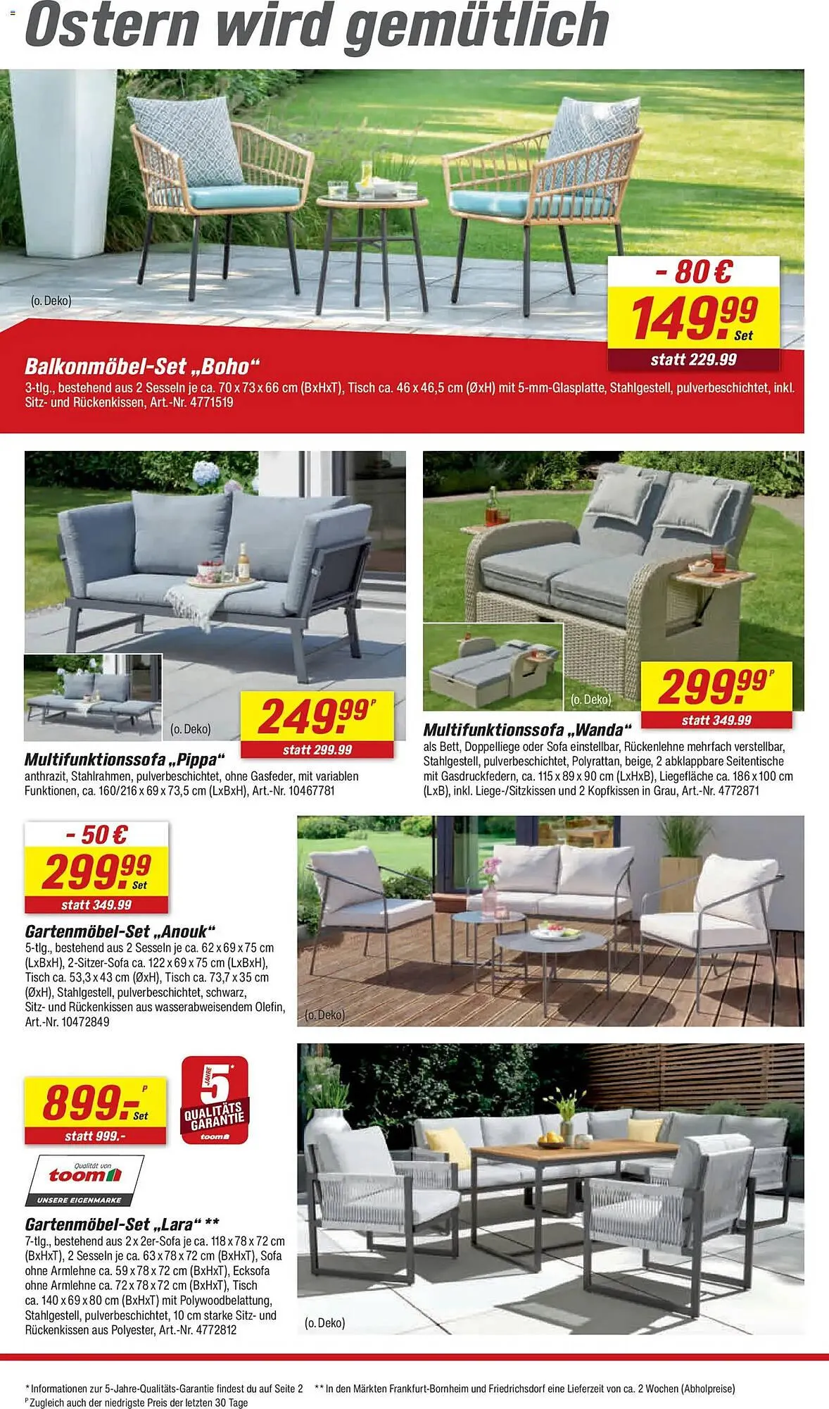 Toom Baumarkt Prospekt von 4. April bis 10. April 2026 - Prospekt seite 4