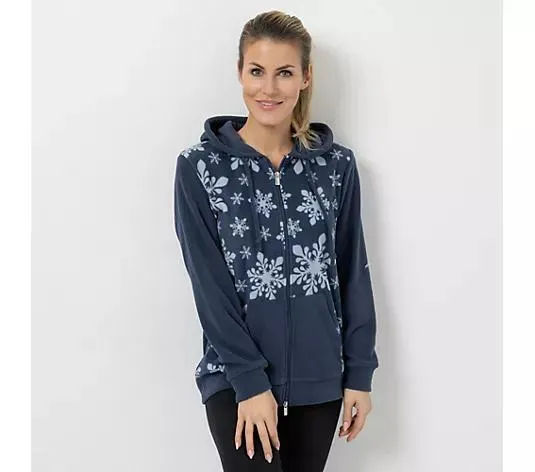 POLARSTERN Jacke, 1/1-Arm Mikrofaser Fleece Kapuze Kängurutasche