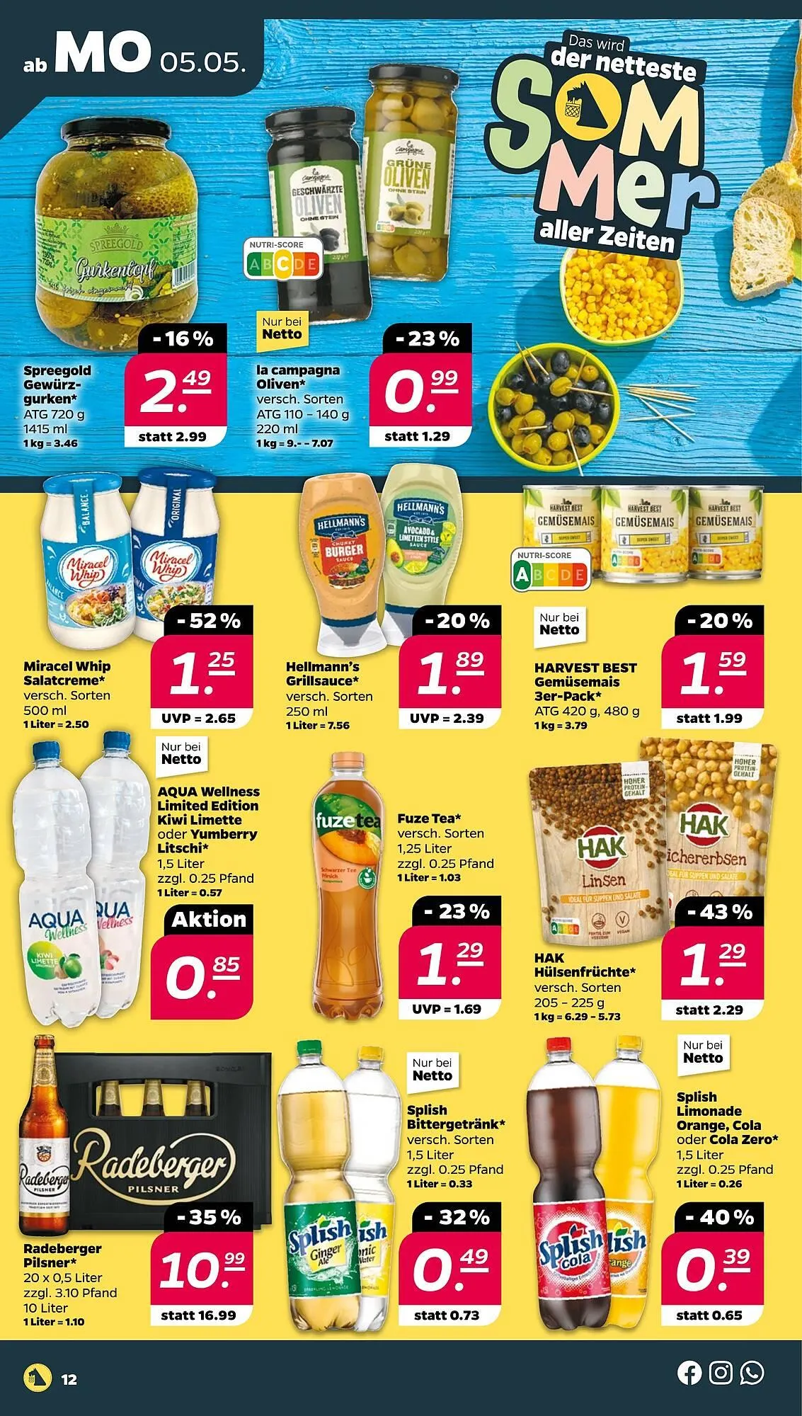 NETTO Prospekt von 5. Mai bis 10. Mai 2025 - Prospekt seite 12
