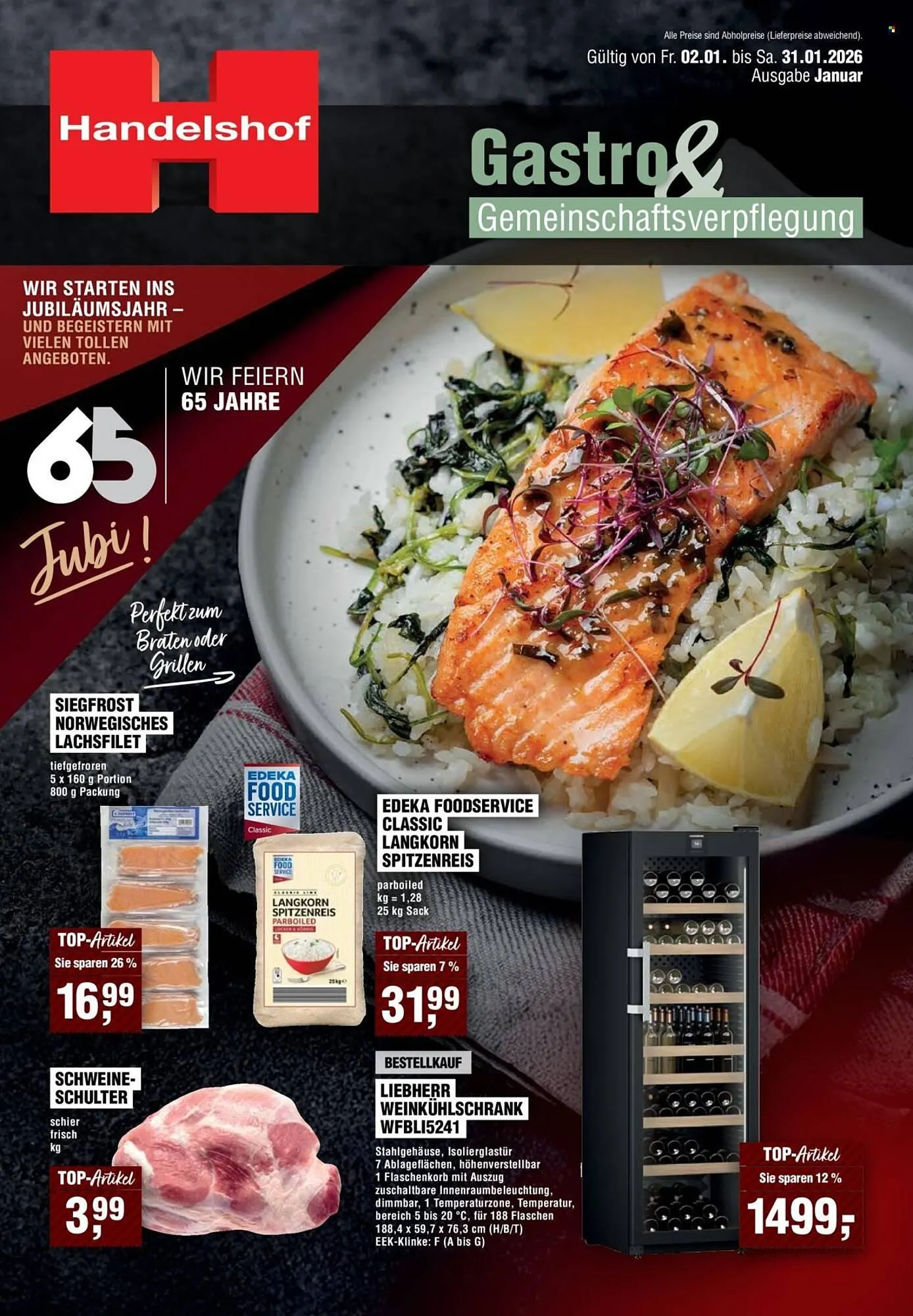 Handelshof Prospekt von 2. Januar bis 31. Januar 2026 - Prospekt seite 1