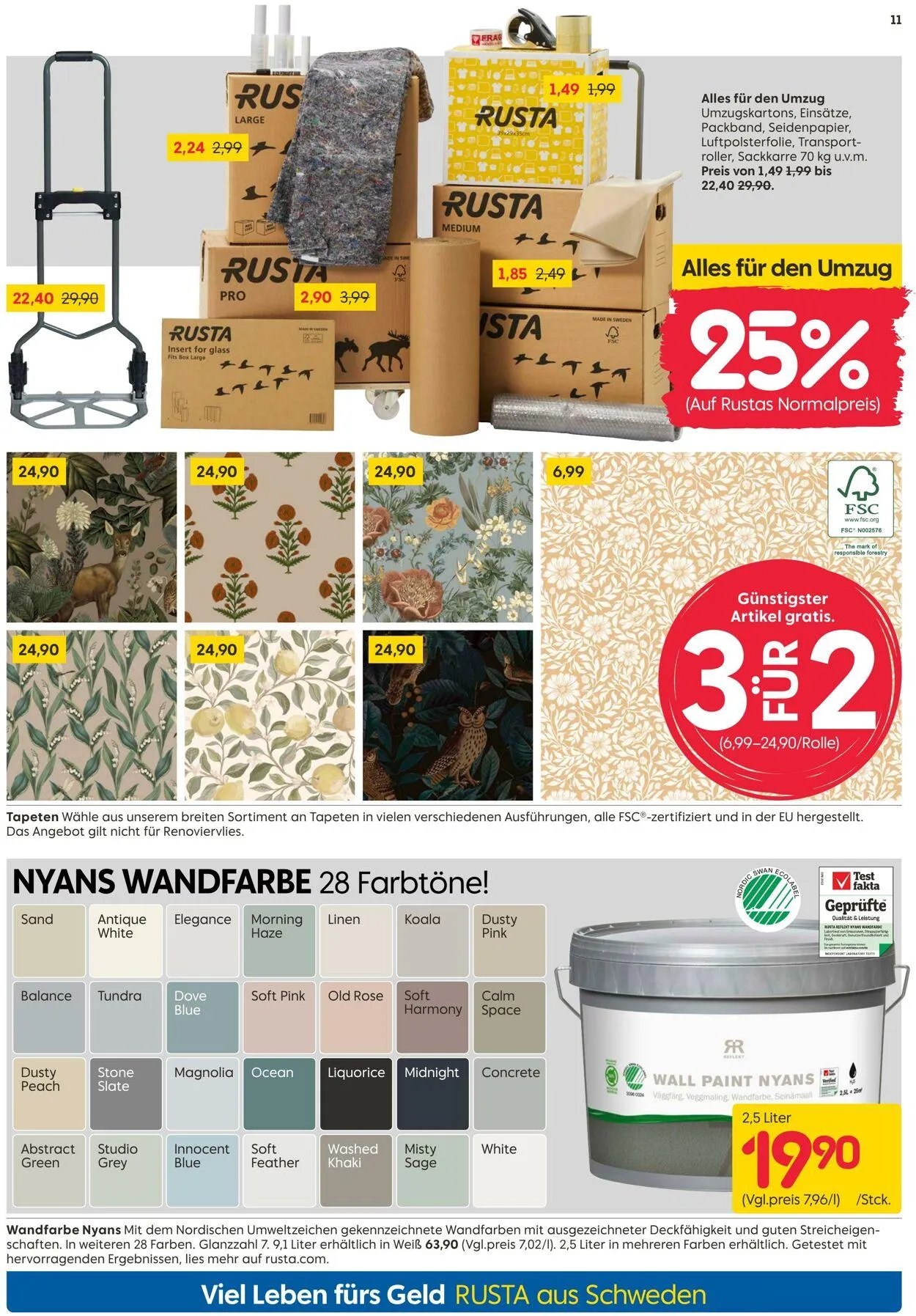 Rusta von 2. Juni bis 16. Juni 2025 - Prospekt seite 11