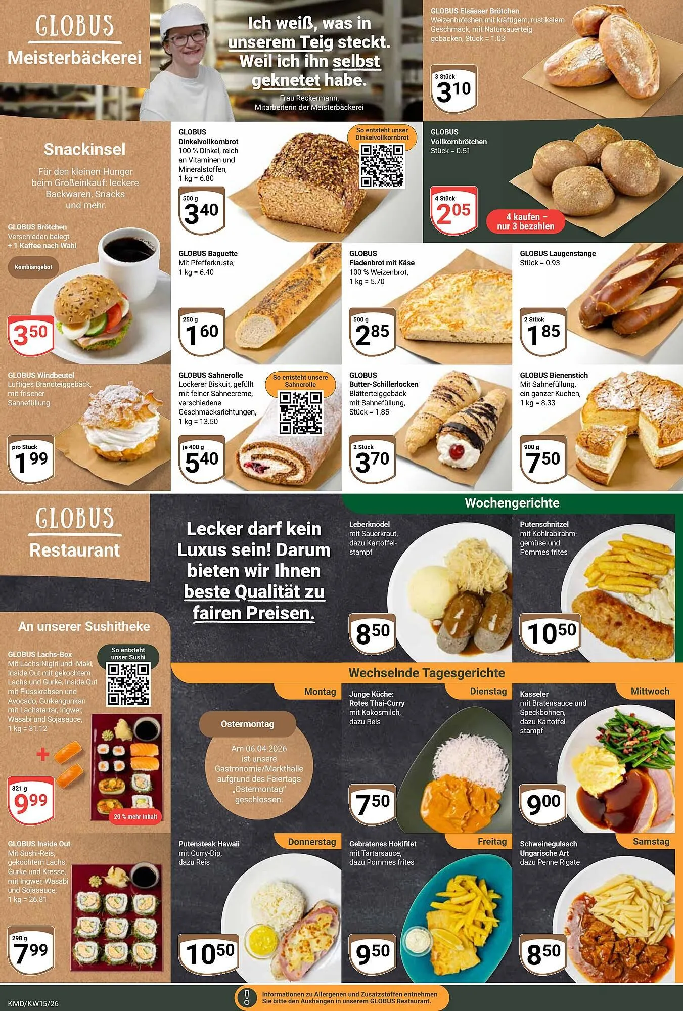 Globus Prospekt von 6. April bis 11. April 2026 - Prospekt seite 7