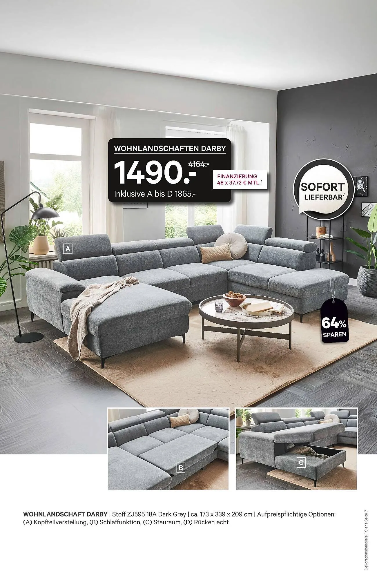 Kabs Polsterwelt Prospekt von 27. Juni bis 24. Juli 2025 - Prospekt seite 37