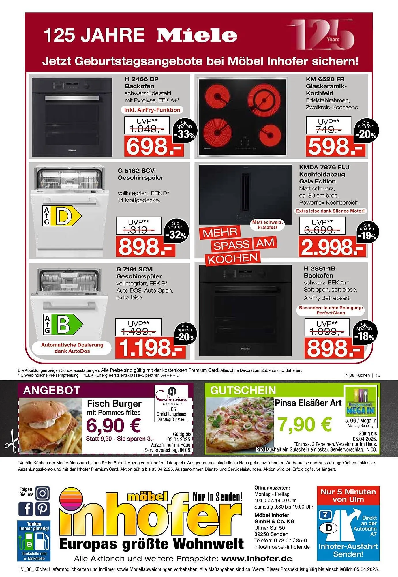 Möbel Inhofer Prospekt von 6. März bis 5. April 2025 - Prospekt seite 16