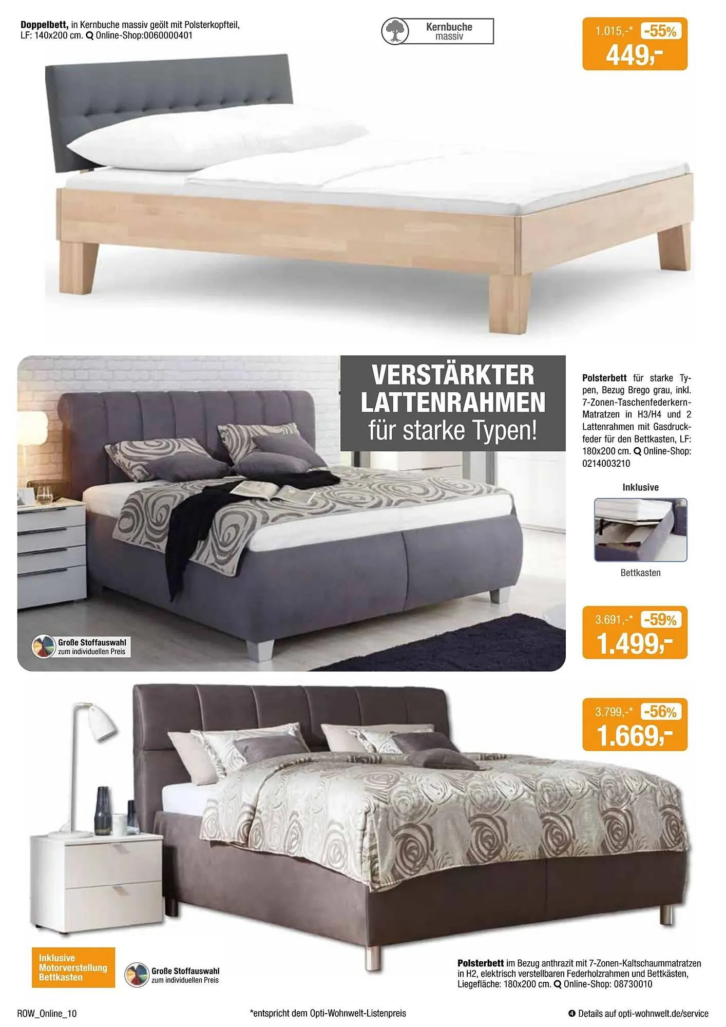 Opti Wohnwelt Prospekt von 11. Mai bis 22. Mai 2025 - Prospekt seite 10