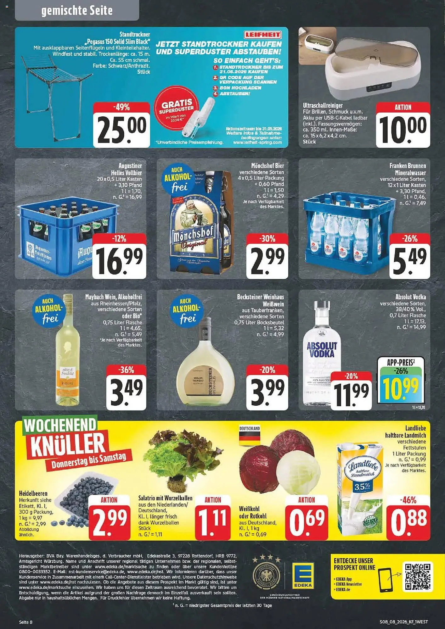 Nah & gut Prospekt von 16. Februar bis 21. Februar 2026 - Prospekt seite 8