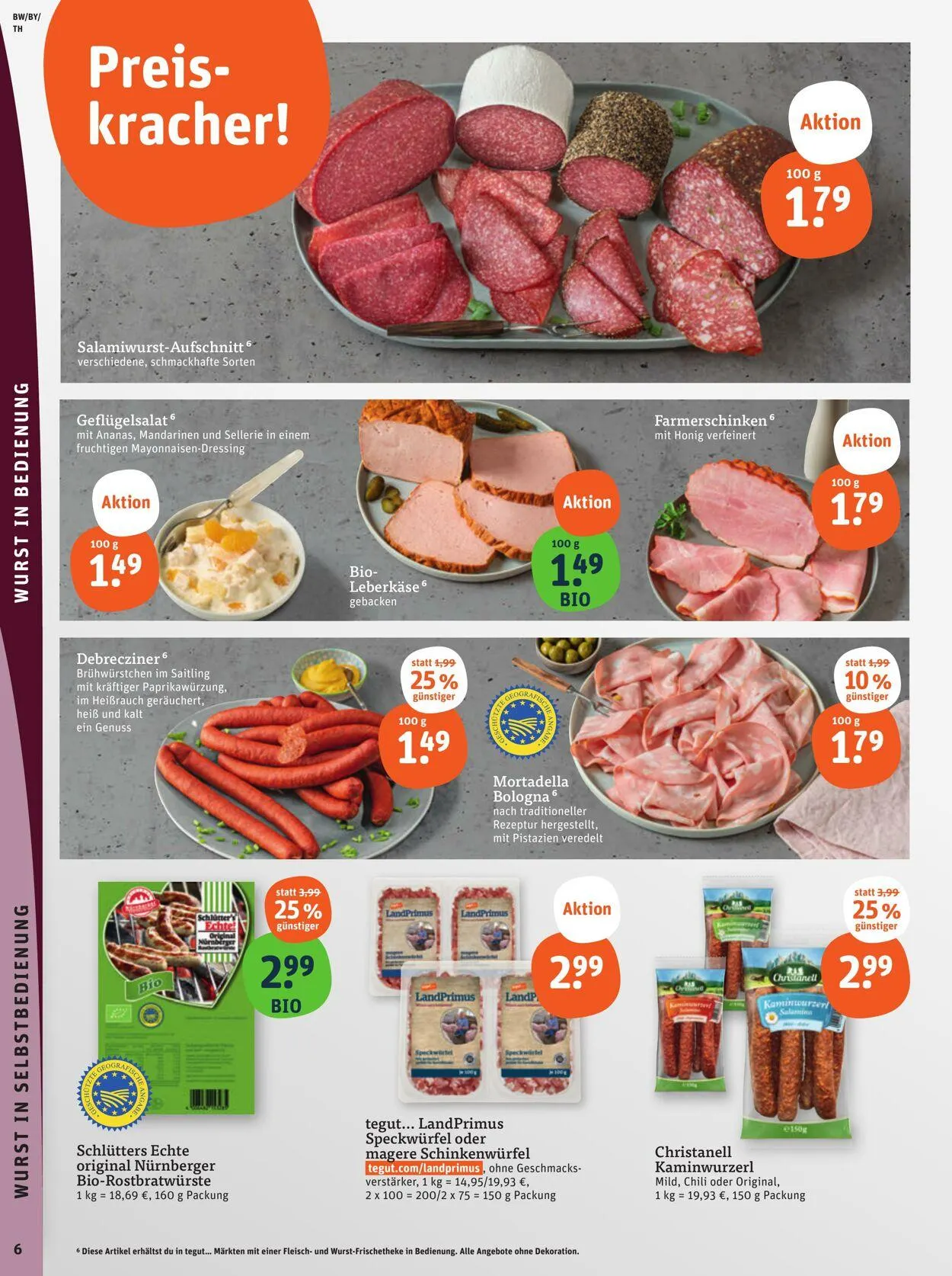 Tegut Aktueller Prospekt von 11. August bis 17. August 2025 - Prospekt seite 8