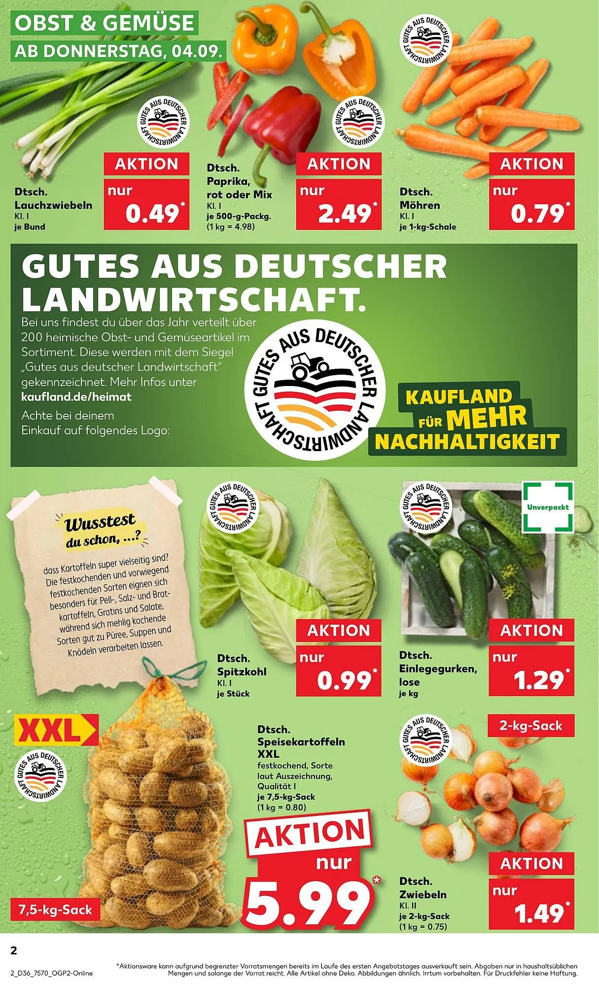 Kaufland Prospekt von 4. September bis 10. September 2025 - Prospekt seite 2