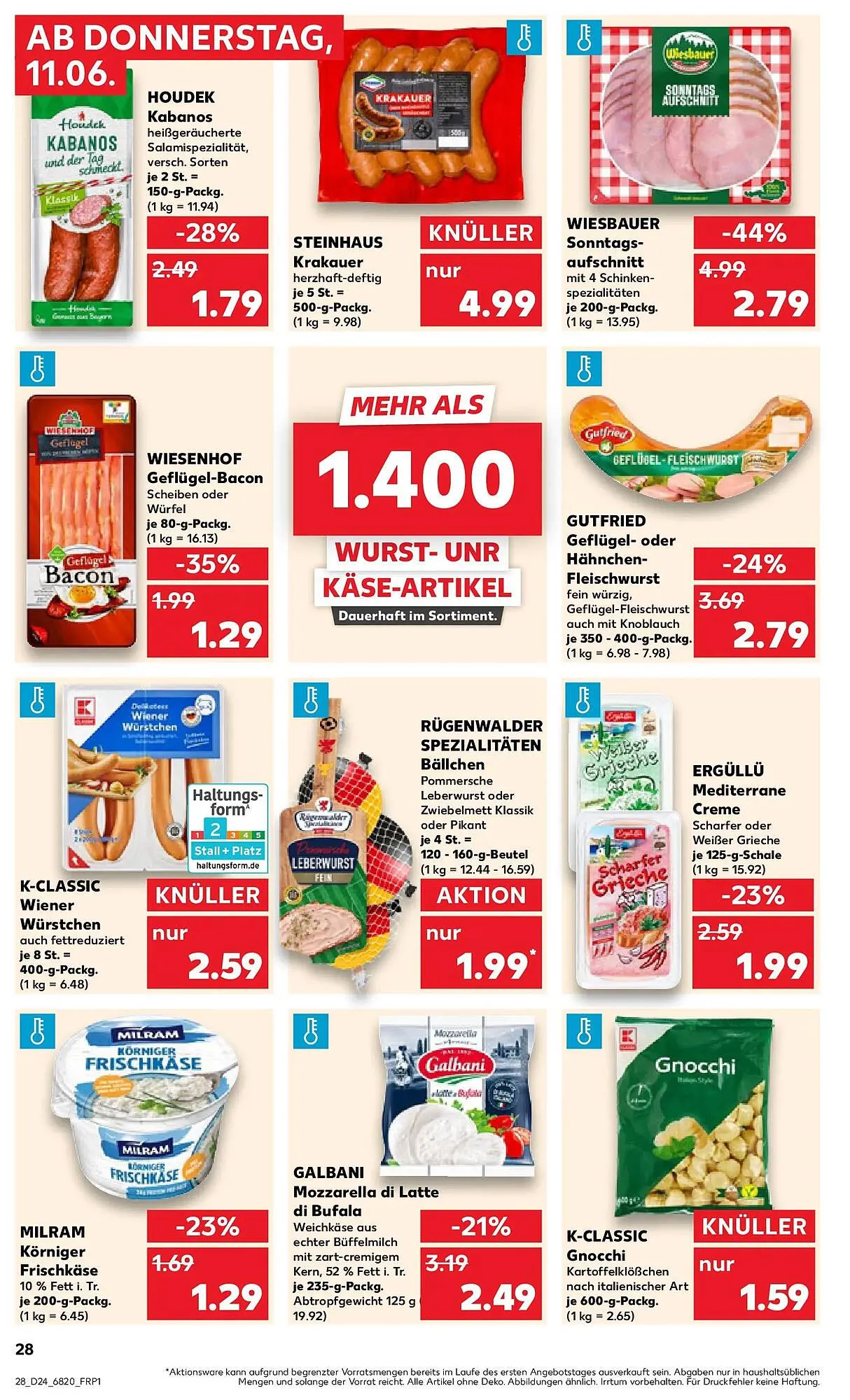 Kaufland Prospekt von 11. Juni bis 17. Juni 2026 - Prospekt seite 28