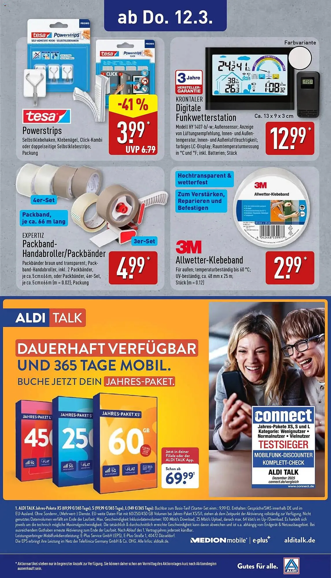 Aldi Nord Prospekt von 9. März bis 14. März 2026 - Prospekt seite 12