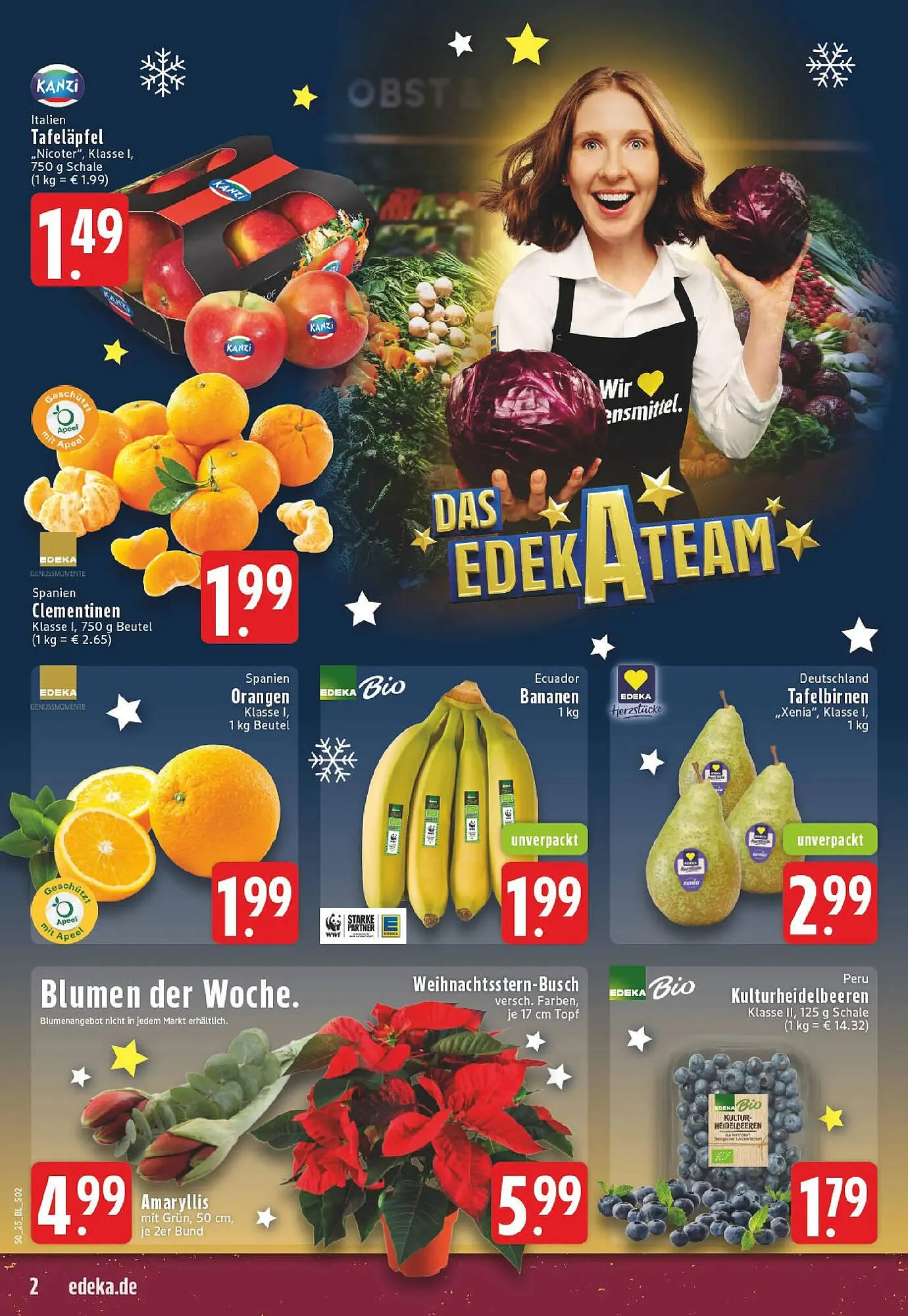 Edeka Prospekt von 8. Dezember bis 13. Dezember 2025 - Prospekt seite 2