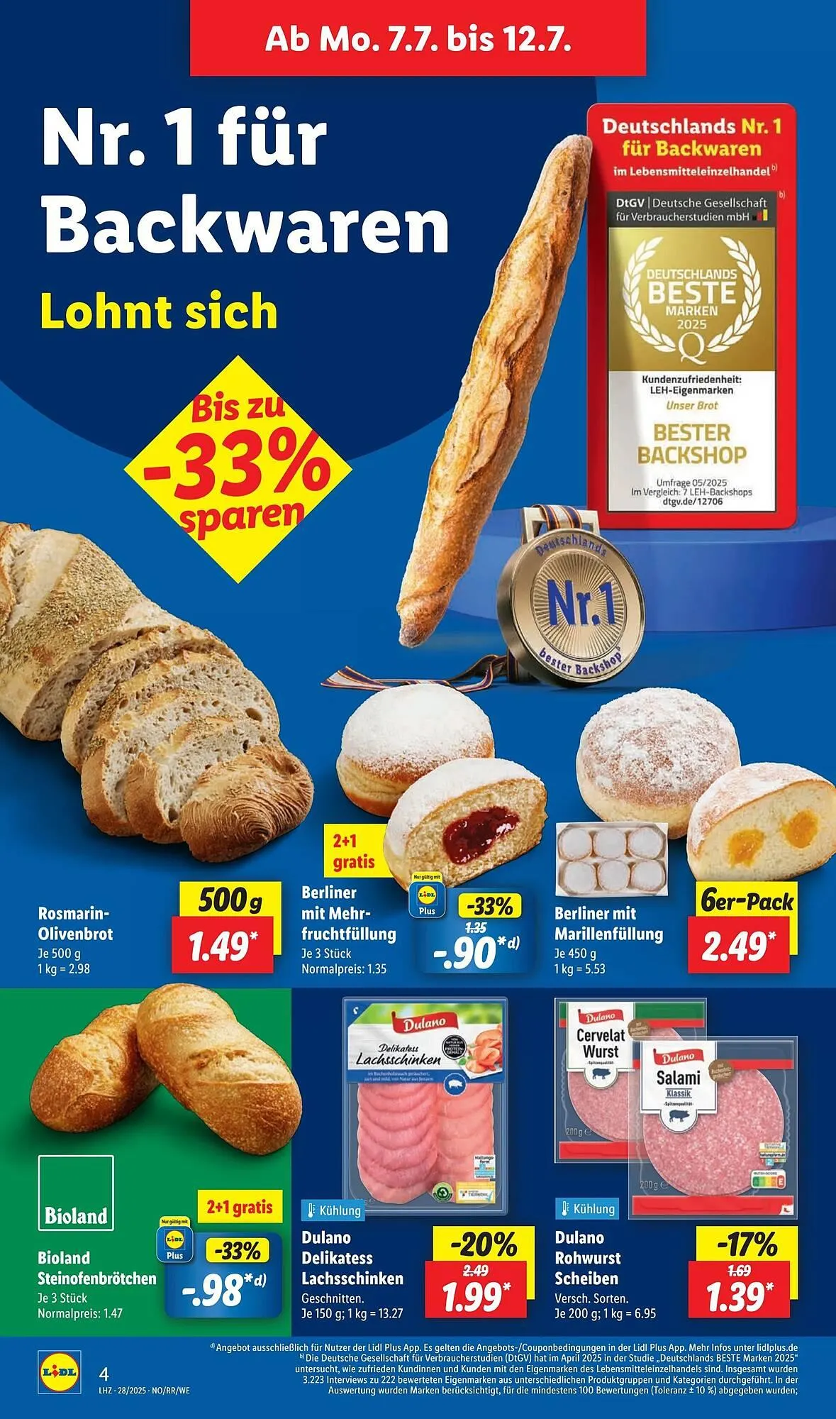 Lidl Prospekt von 7. Juli bis 12. Juli 2025 - Prospekt seite 8