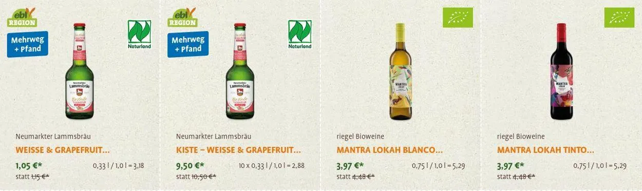 ebl Naturkos von 19. Mai bis 28. Mai 2025 - Prospekt seite 6