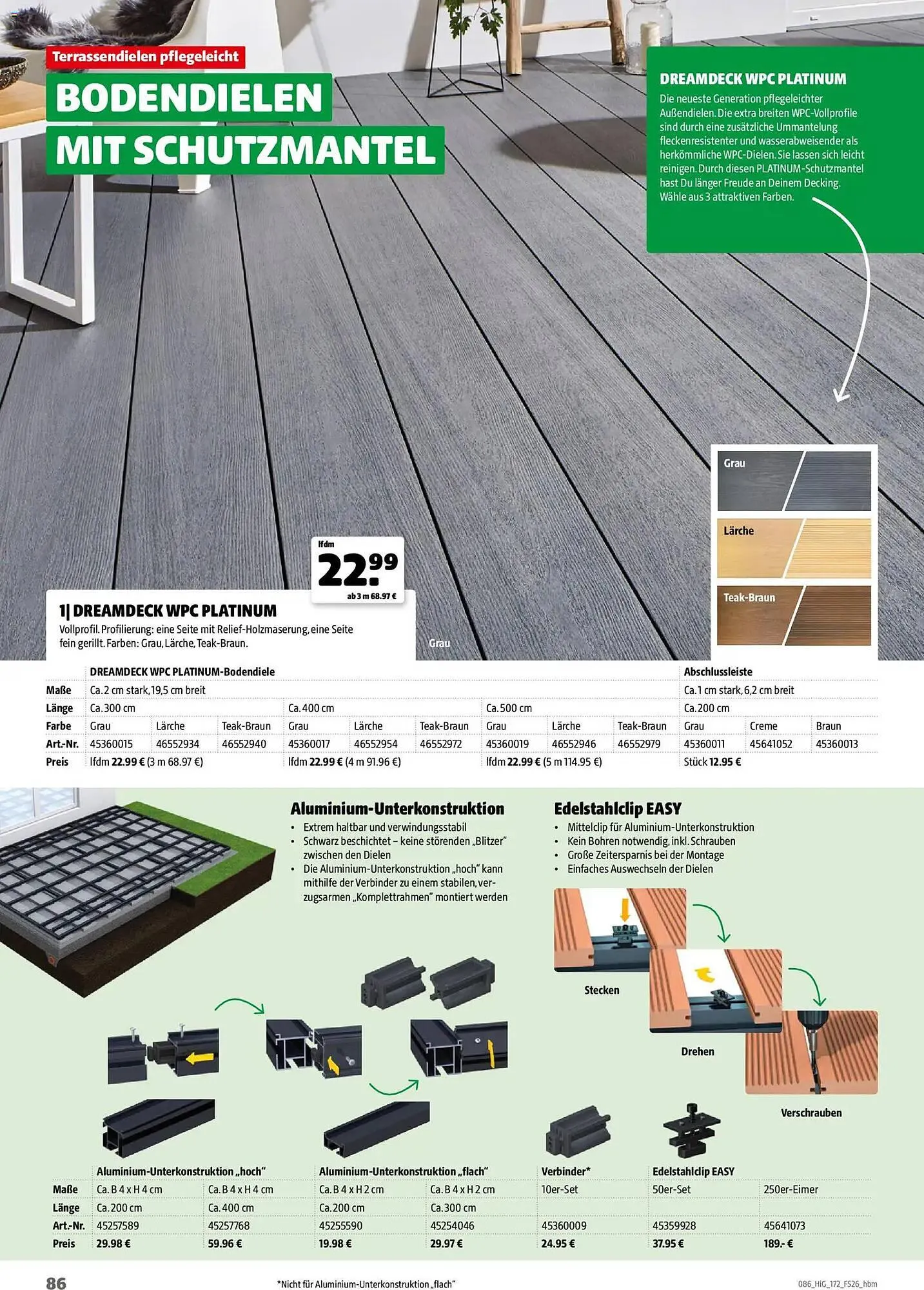 Hagebau Prospekt von 2. März bis 31. Dezember 2026 - Prospekt seite 86
