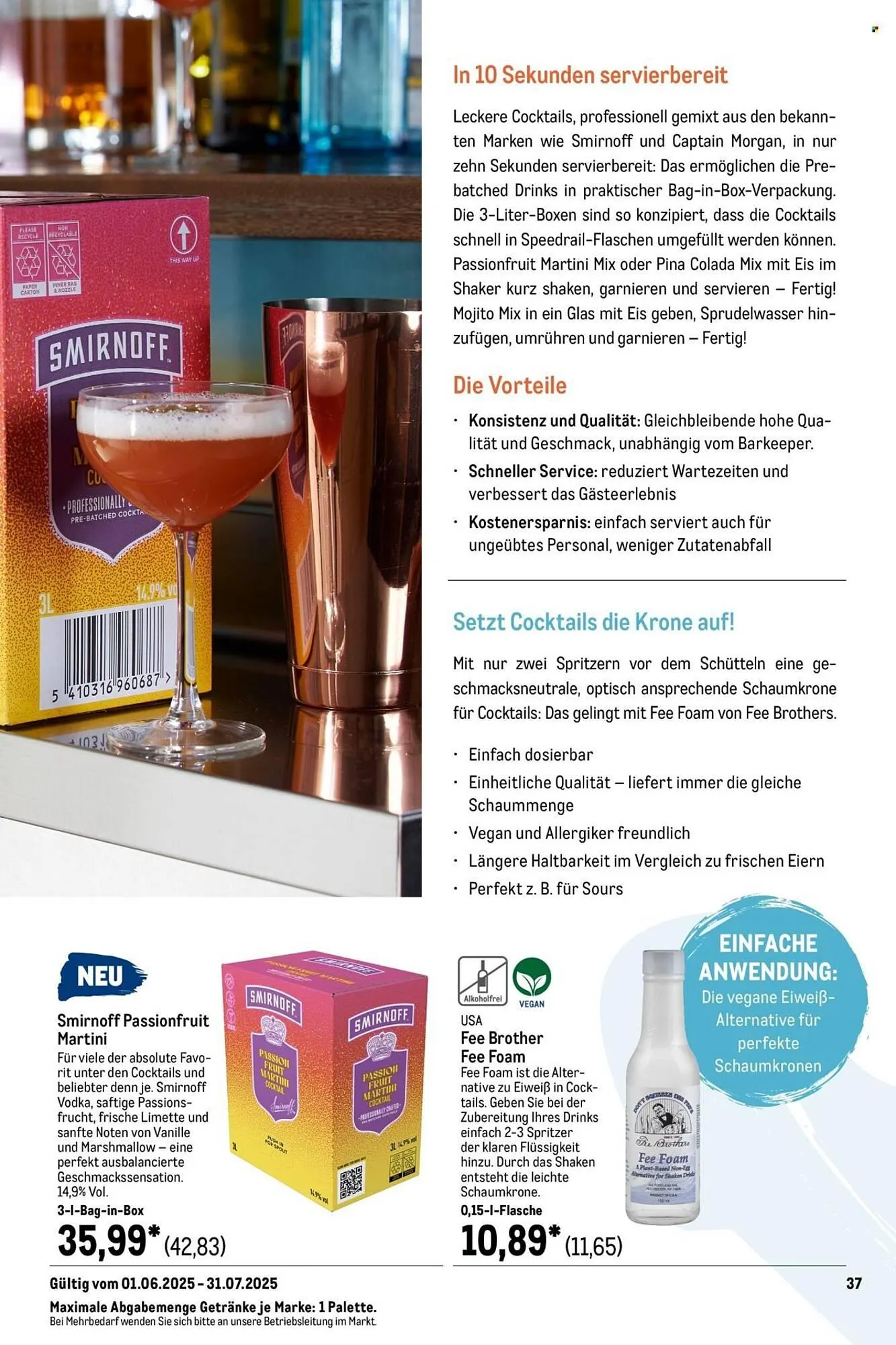 METRO Prospekt von 1. Juni bis 31. Juli 2025 - Prospekt seite 37