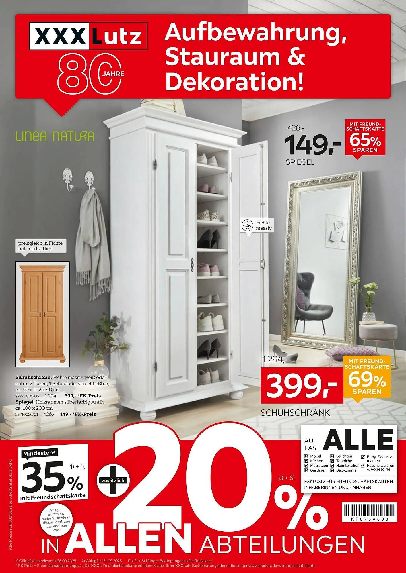 XXXLutz Prospekt von 15. September bis 28. September 2025 - Prospekt seite 1