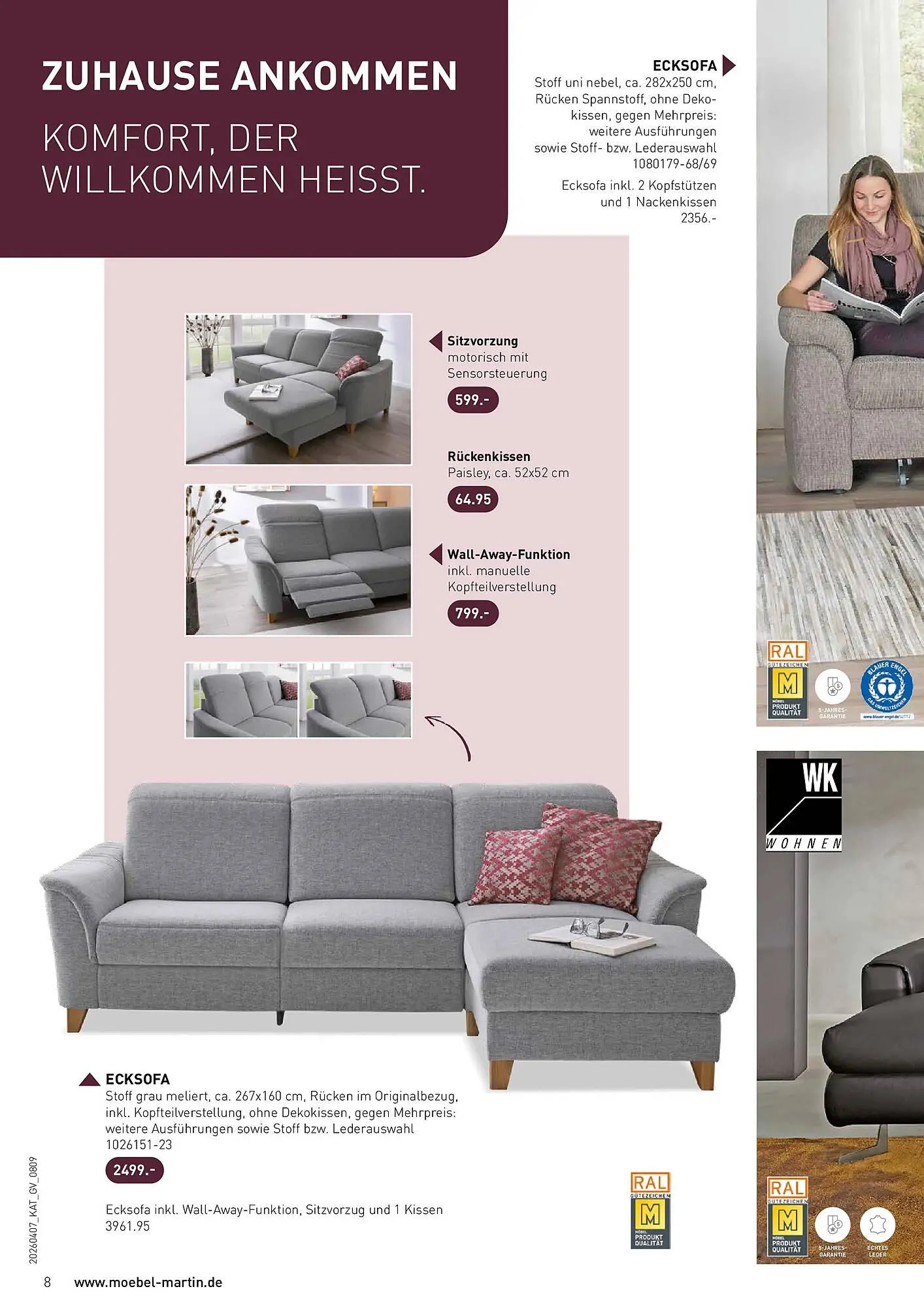 Möbel Martin Prospekt von 6. April bis 31. Mai 2026 - Prospekt seite 8