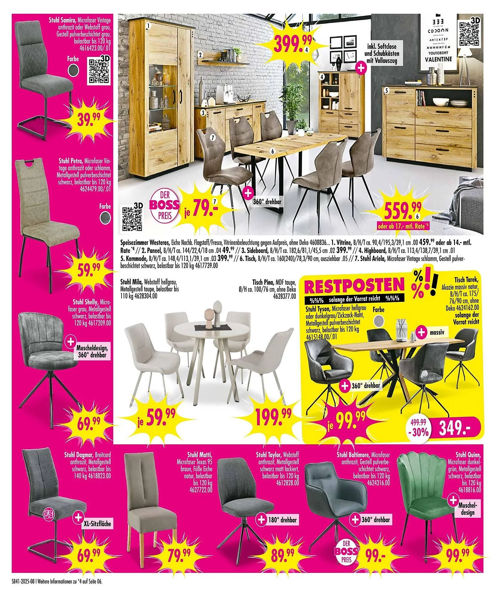 Möbel Boss Prospekt von 4. Oktober bis 10. Oktober 2025 - Prospekt seite 8