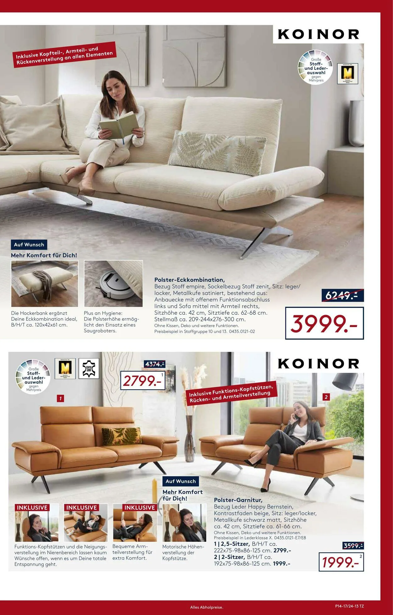 Möbel Rieger Aktueller Prospekt von 19. November bis 3. Dezember 2025 - Prospekt seite 13