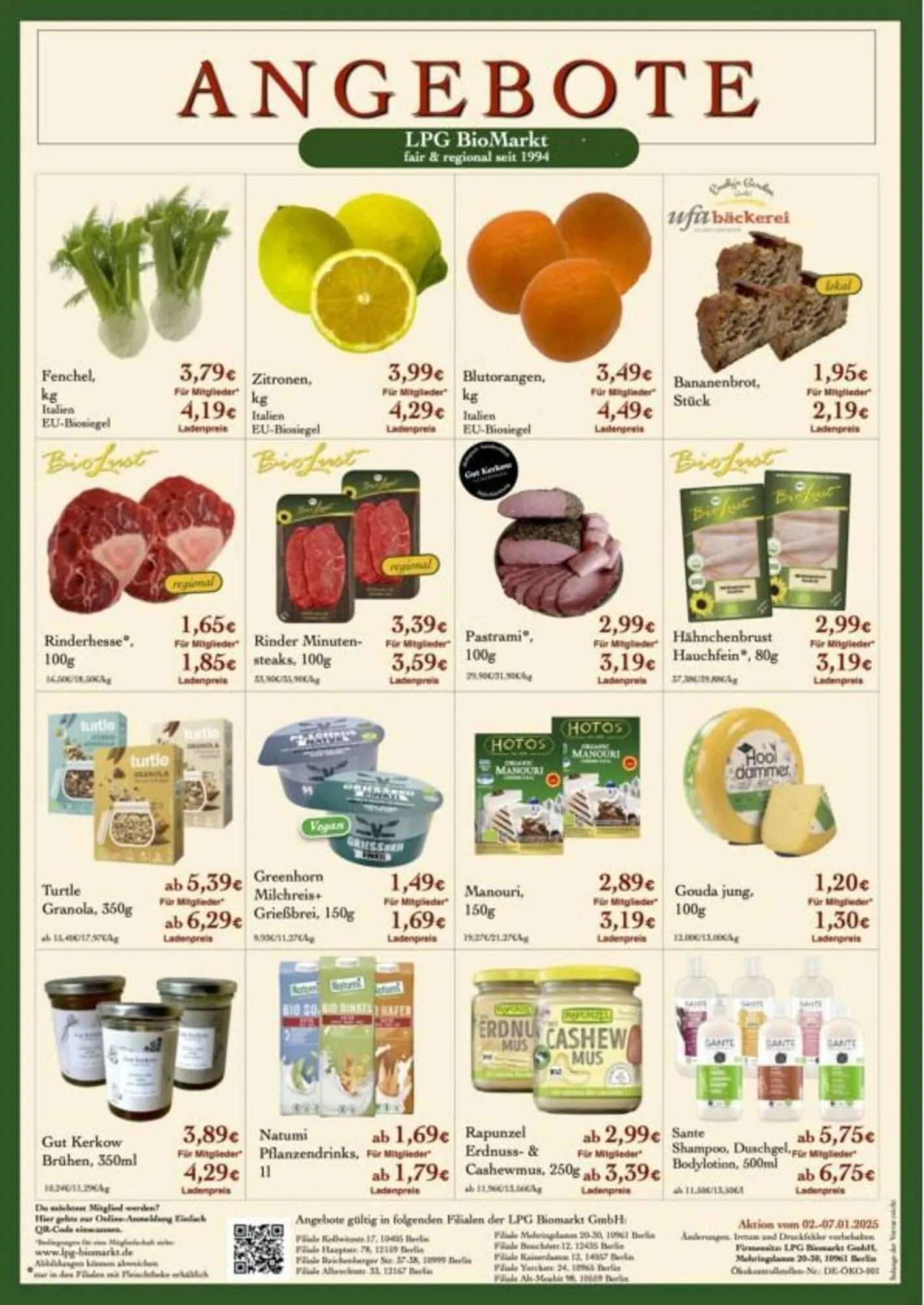 LPG Biomarkt Prospekt von 2. Januar bis 7. Januar 2026 - Prospekt seite 2