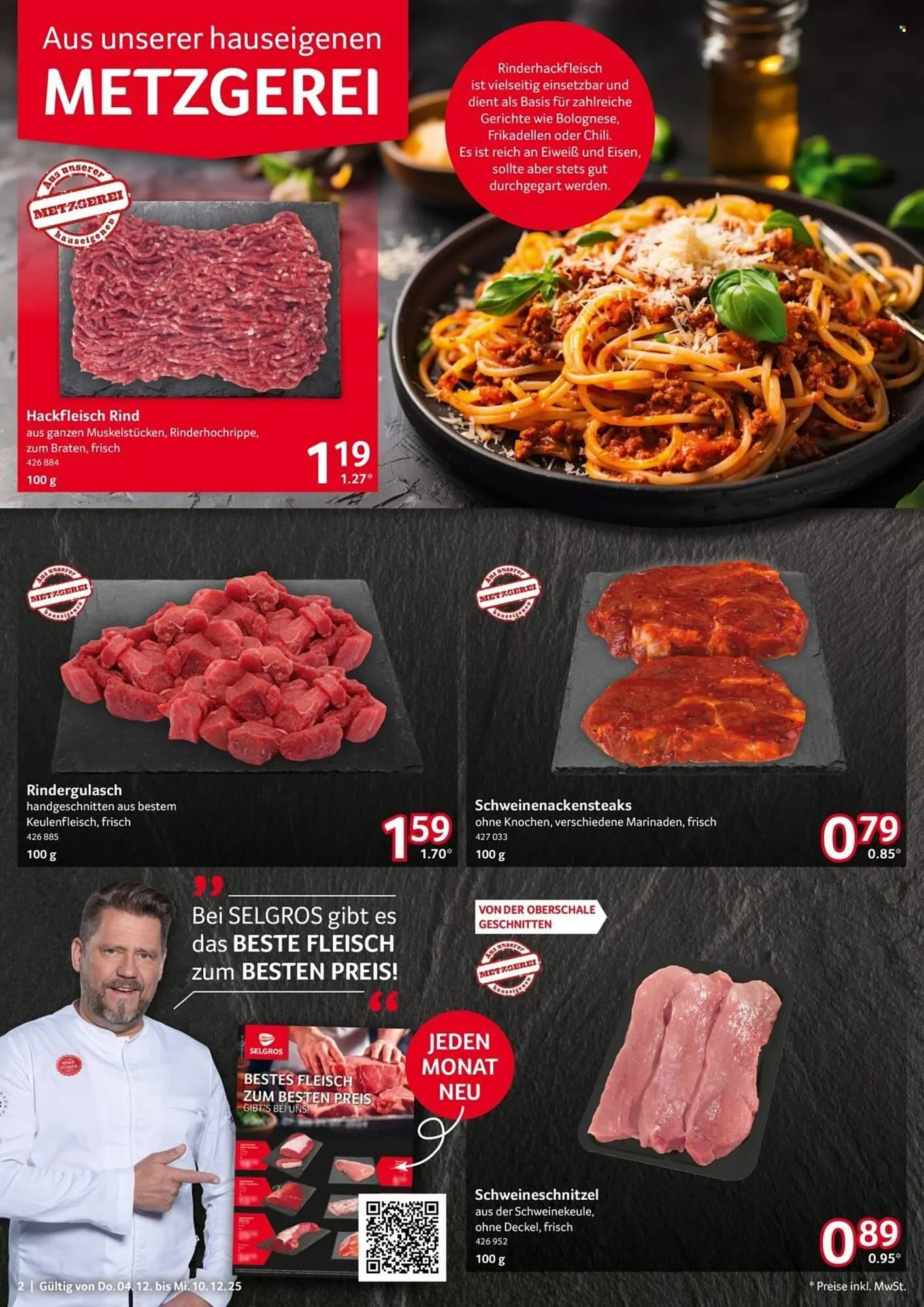 Selgros Prospekt von 4. Dezember bis 10. Dezember 2025 - Prospekt seite 2
