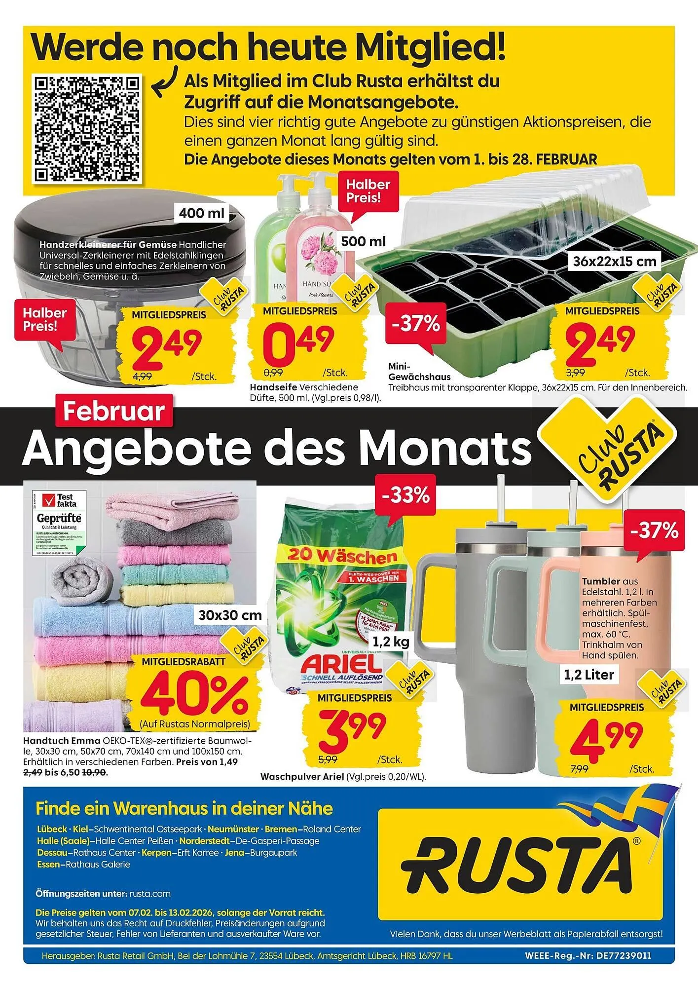 Rusta Prospekt von 7. Februar bis 13. Februar 2026 - Prospekt seite 12