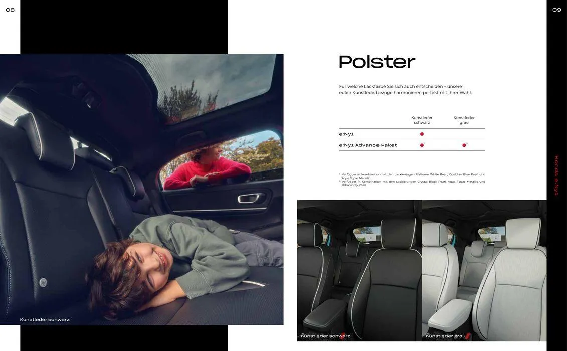 Honda e:Ny1 PREISE, AUSSTATTUNG, TECHNISCHE DATEN von 1. Juni bis 1. Juni 2025 - Prospekt seite 5