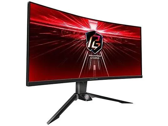 ASROCK PG34WQ15R2B 34 Zoll WQHD Monitor (1 ms Reaktionszeit , 165 Hz , 60 Hz nativ)