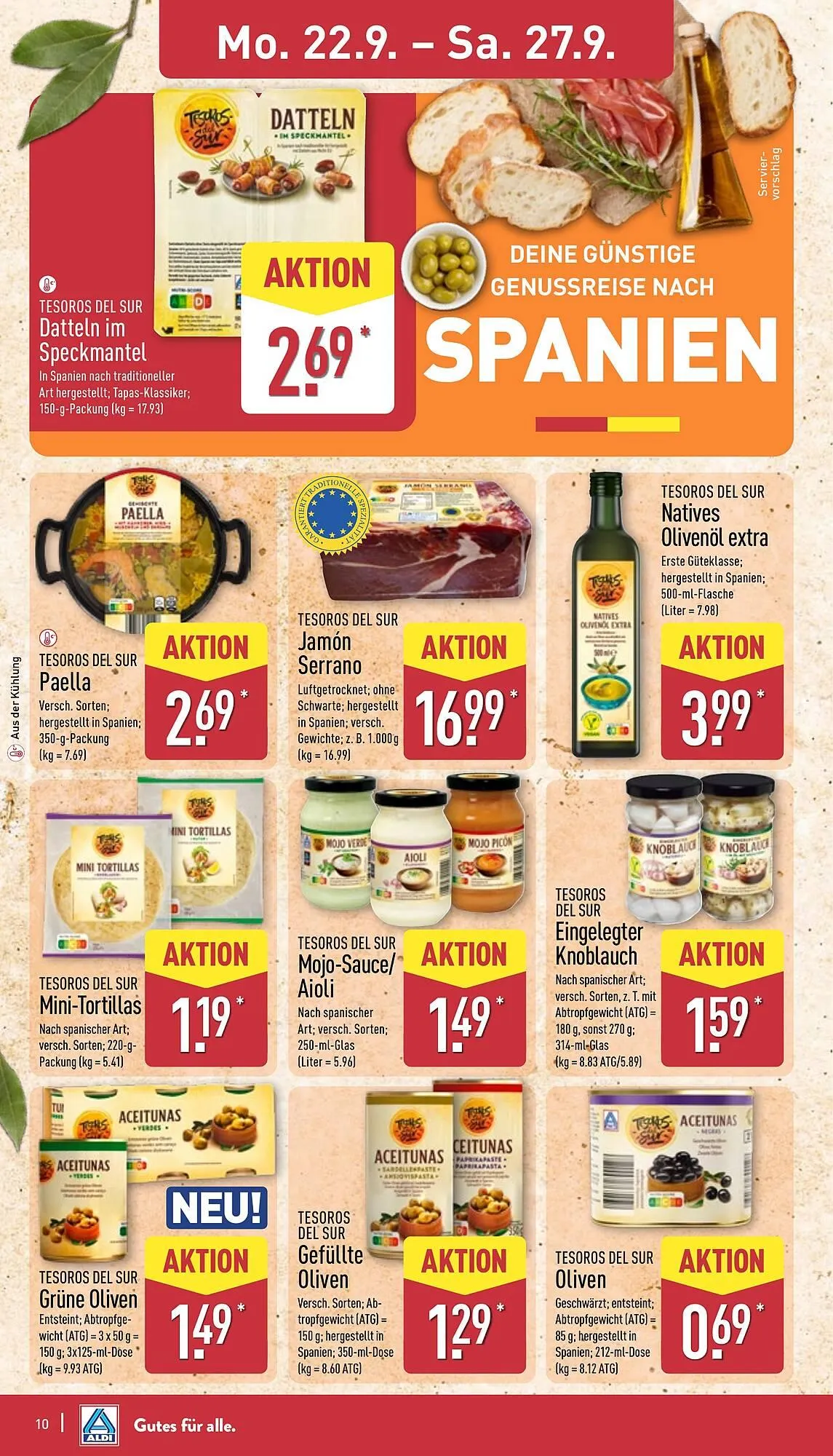 Aldi Nord Prospekt von 22. September bis 27. September 2025 - Prospekt seite 14
