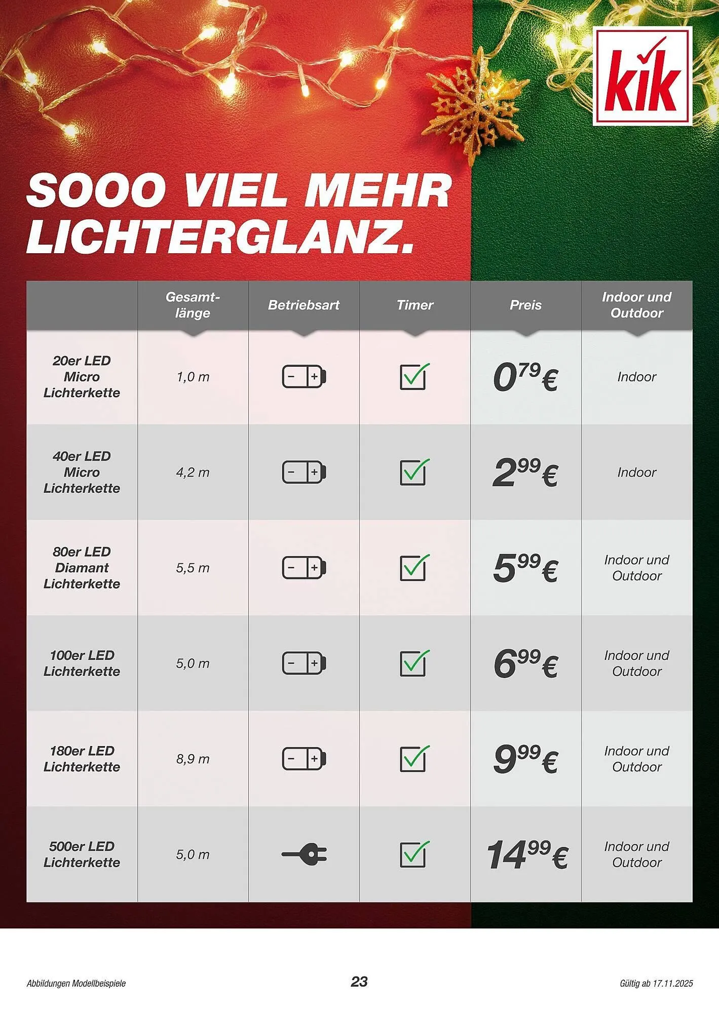 KiK Prospekt von 14. November bis 28. November 2025 - Prospekt seite 23