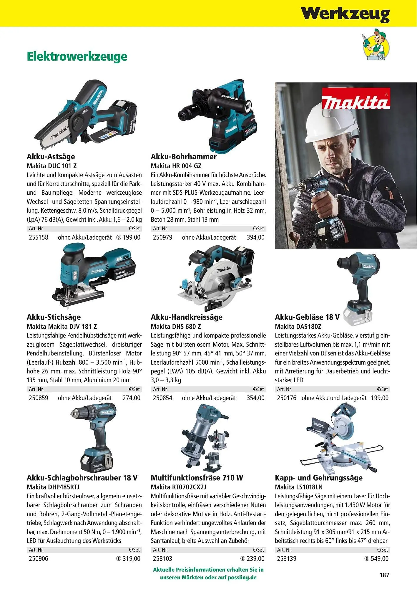 Holz Possling Prospekt von 1. April bis 31. Juli 2026 - Prospekt seite 187