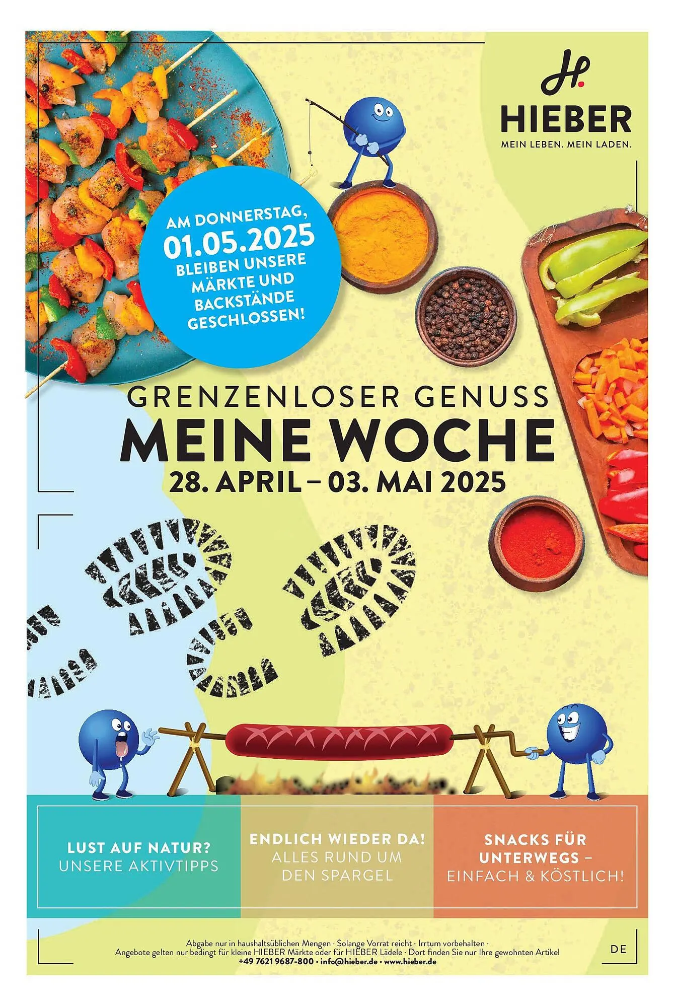 Hieber's Frische Center Prospekt von 27. April bis 3. Mai 2025 - Prospekt seite 1
