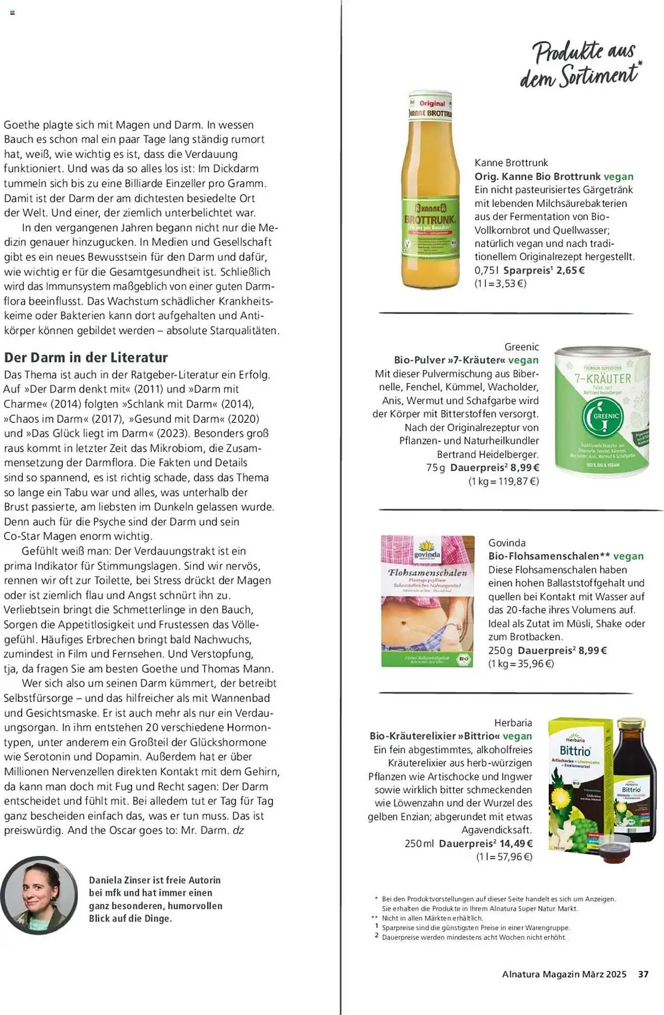 Alnatura Prospekt von 1. März bis 31. März 2025 - Prospekt seite 37