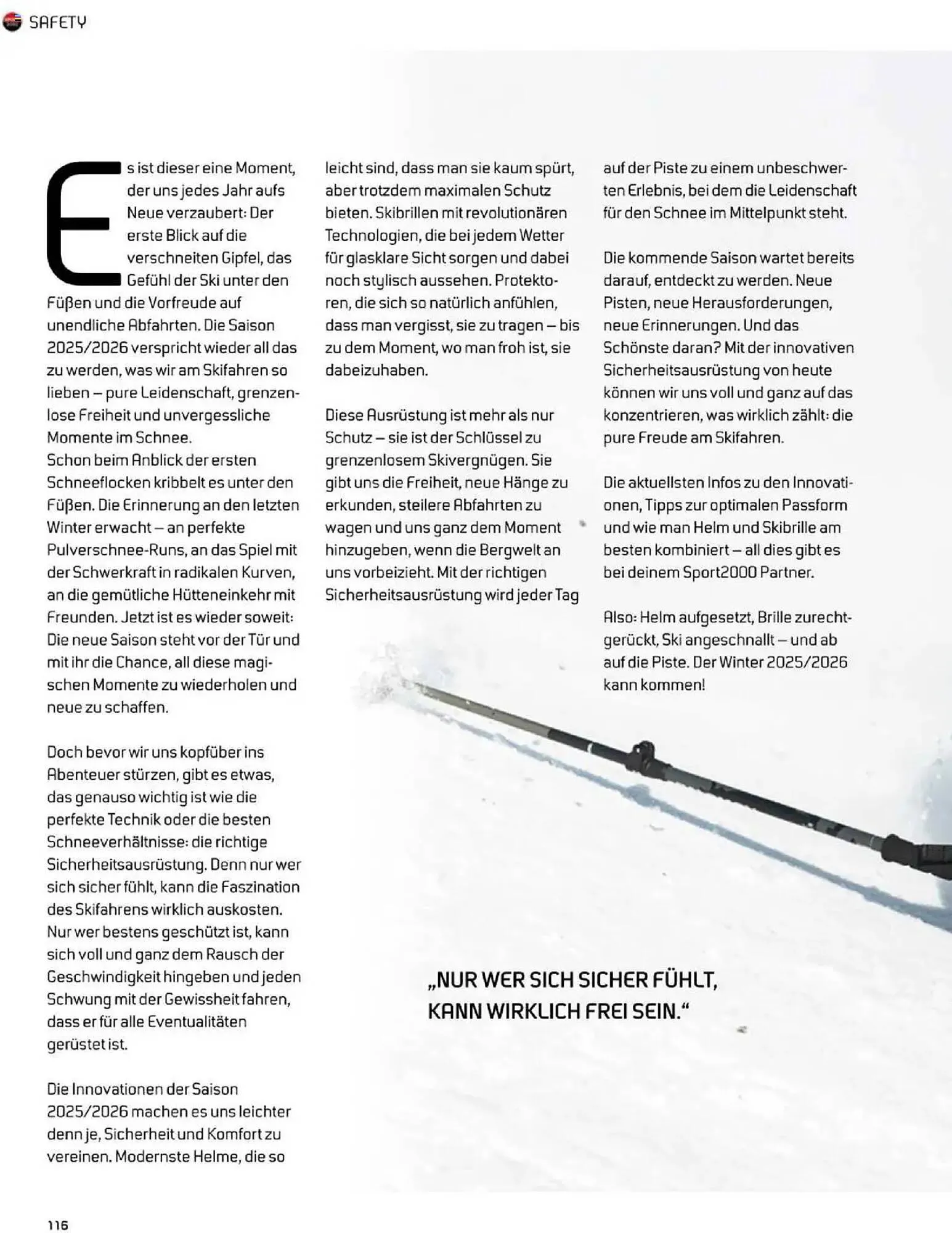 Sport 2000 Prospekt von 23. September bis 28. Februar 2026 - Prospekt seite 116